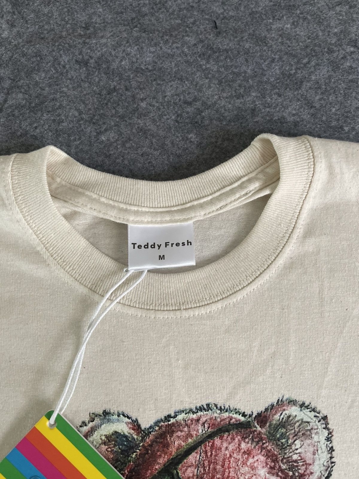 Teddy Fresh Teddy Fresh Beige T shirt Med Size US M / EU 48-50 / 2 - 3 Thumbnail