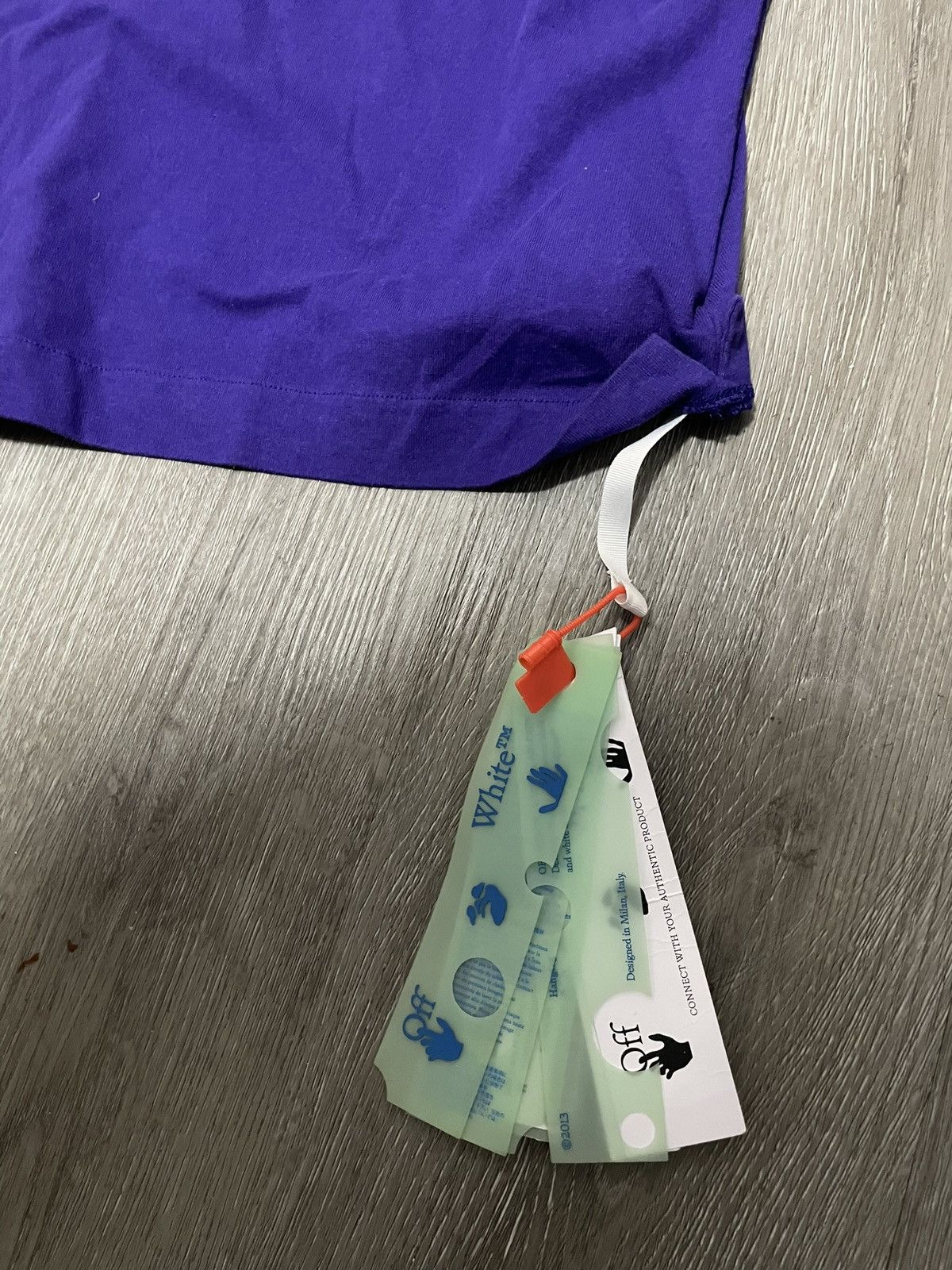 Off-White Purple off-white over-sized t-shirt Size US M / EU 48-50 / 2 - 7 Thumbnail