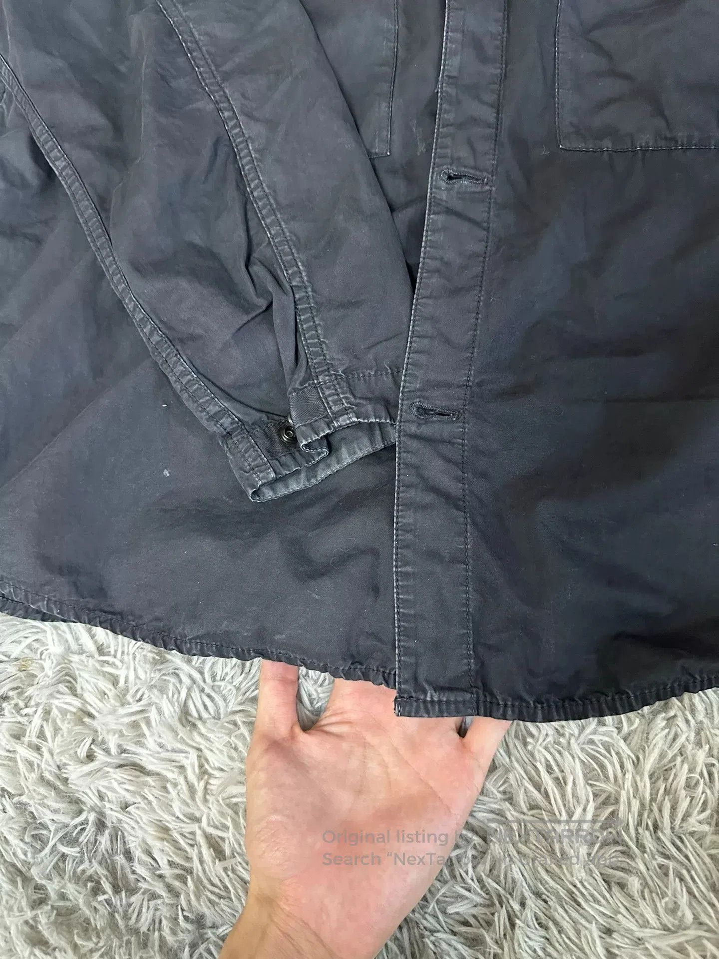Stone Island Stone Island Washed Button Jacket. Size US XL / EU 56 / 4 - 5 Thumbnail