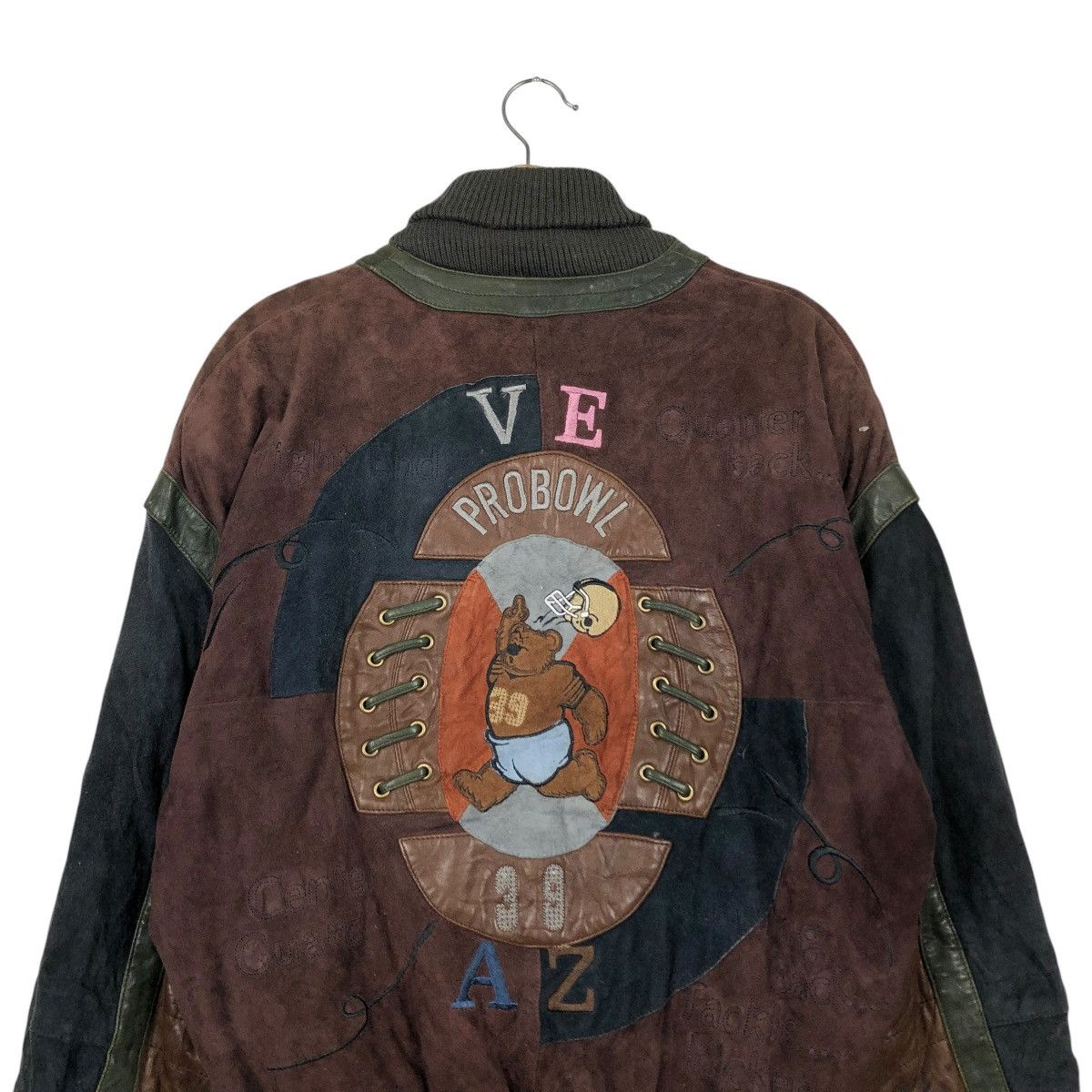 Japanese Brand 🔥VINTAGE BOMBER JACKET CARTOON VAZIIE ISSEY MIYAKE BIG LOGO Size US M / EU 48-50 / 2 - 11 Thumbnail