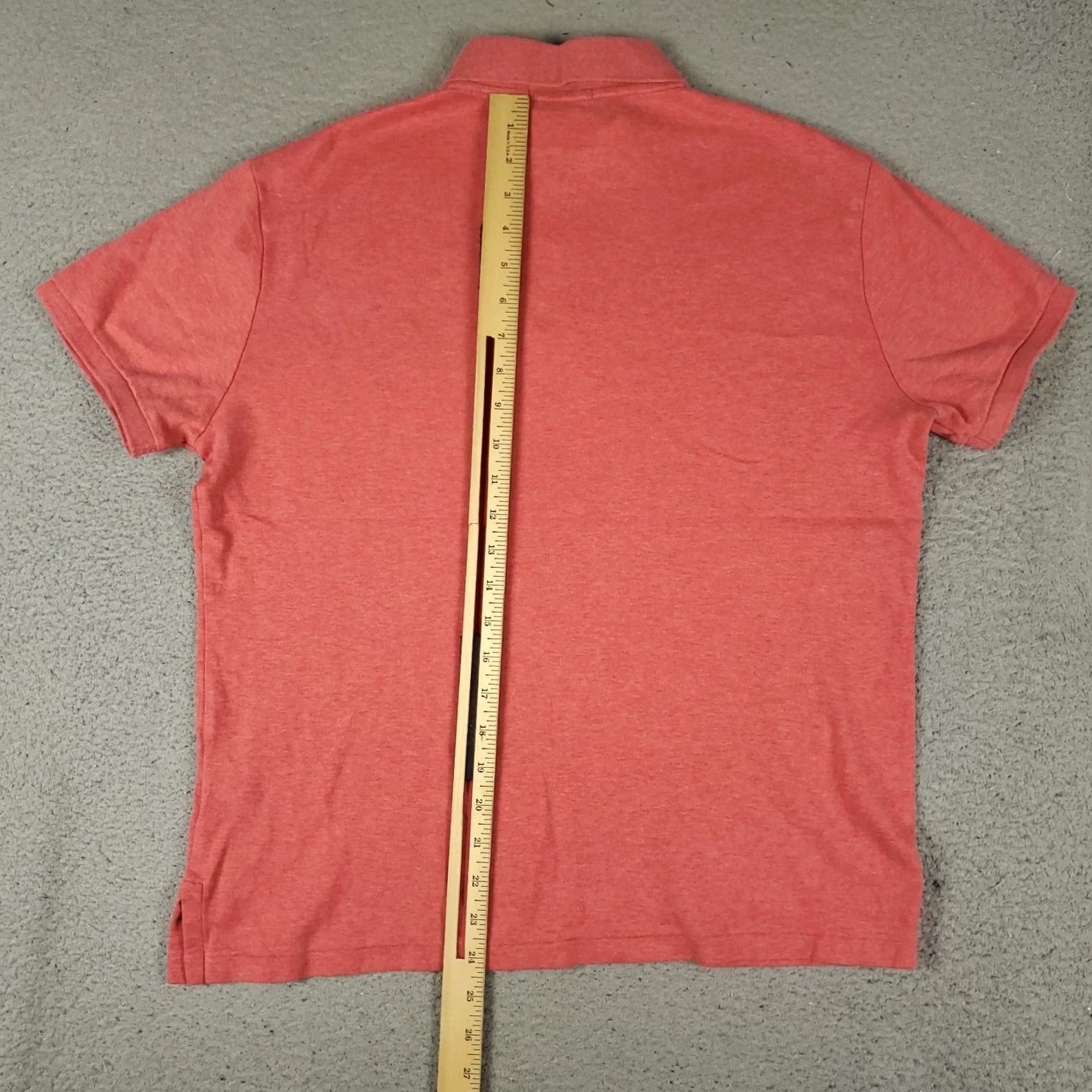 Ralph Lauren Ralph Lauren Shirt Mens M Red Polo Pony Slim Fit Short Sleeve Size US M / EU 48-50 / 2 - 4 Thumbnail