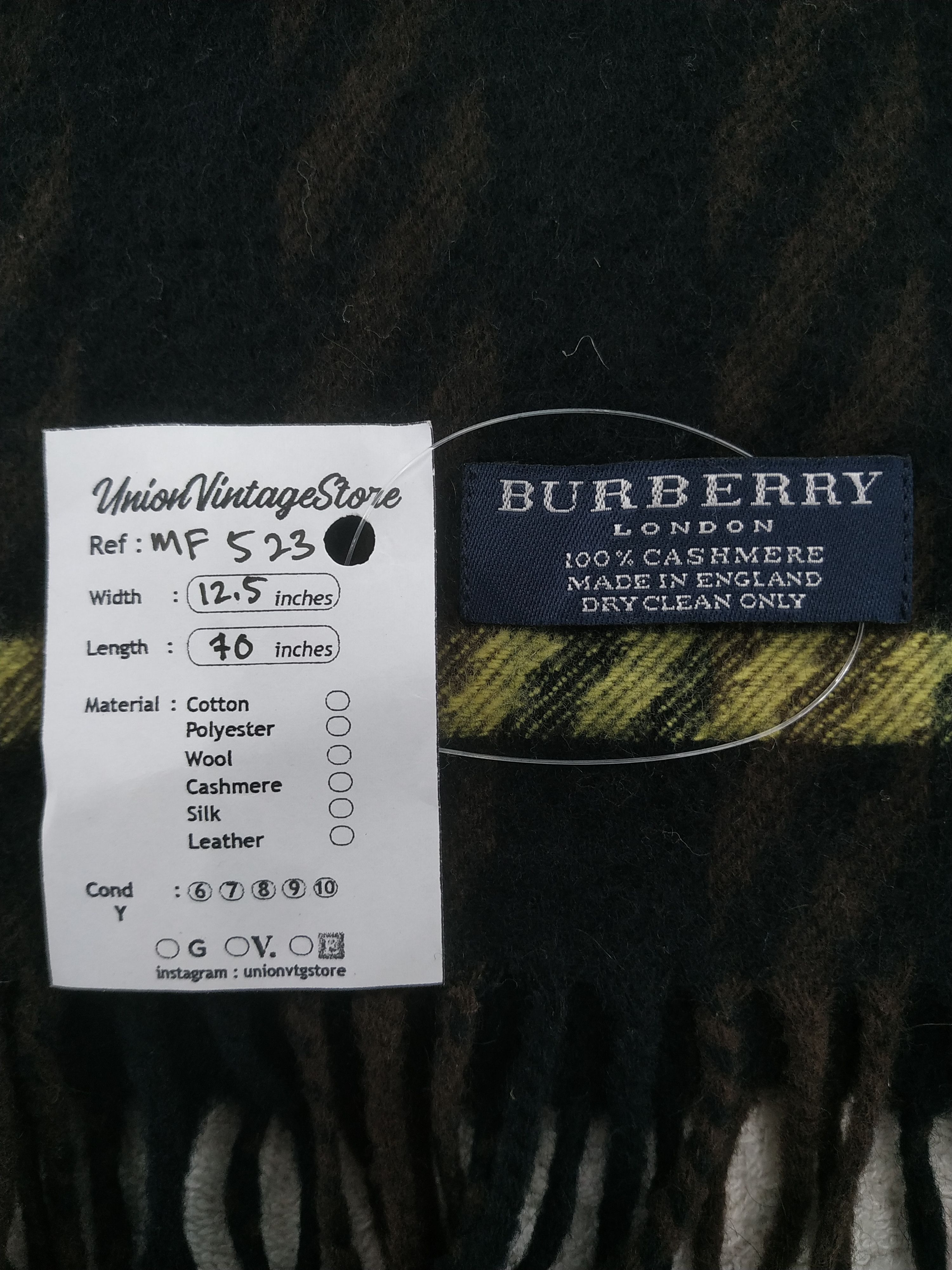 Burberry Vintage Burberry Scarf/Muffler/Neckwear MF523 Size ONE SIZE - 4 Thumbnail