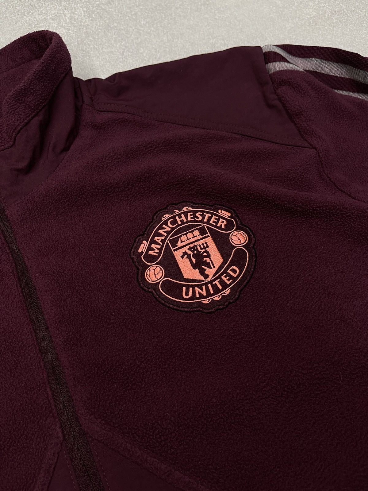 Adidas Mens Adidas Manchester United 1/4 Half Zip Fleece Y2K Jersey Size US L / EU 52-54 / 3 - 6 Thumbnail