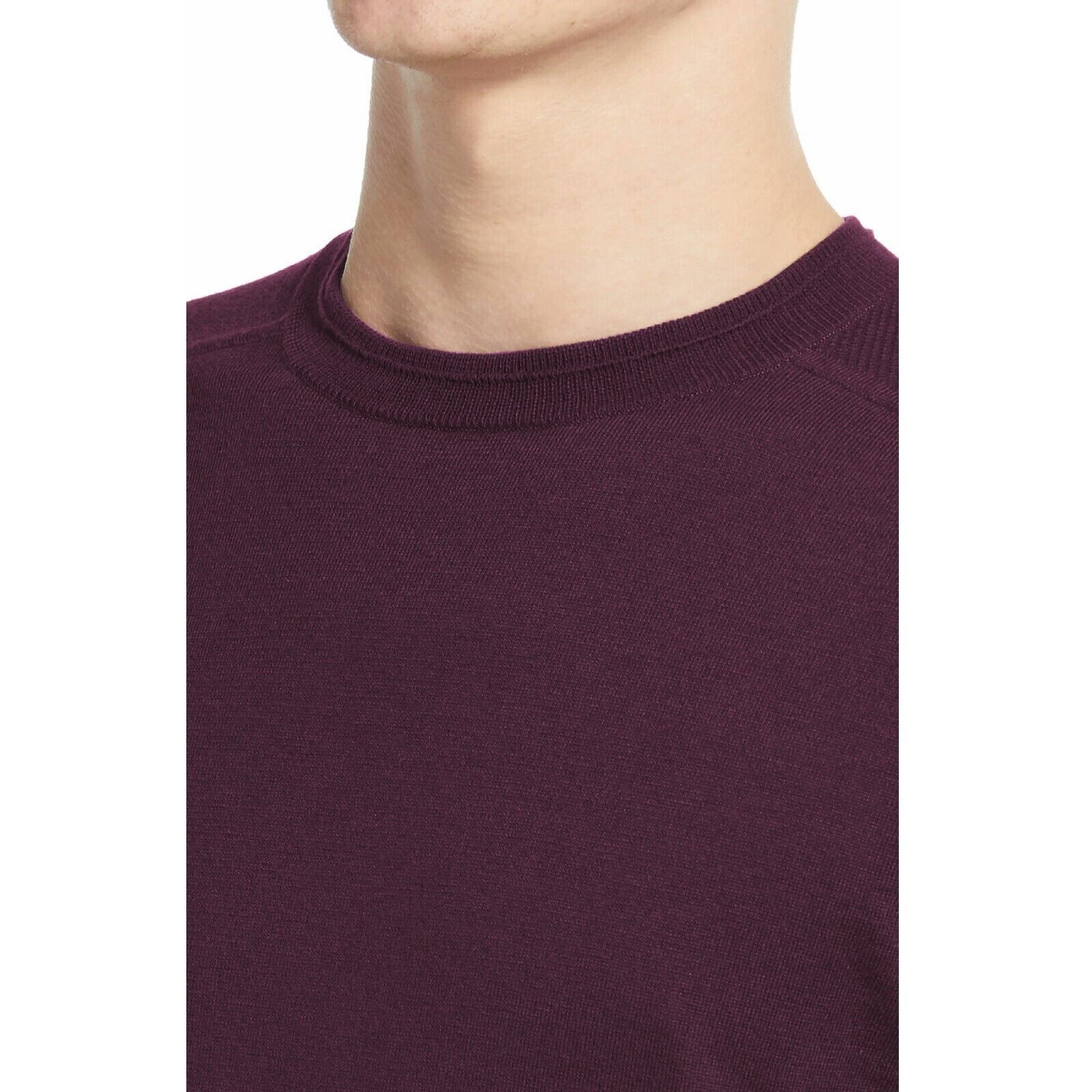 Ted Baker Ted Baker London Men's Purple Slim Crew Sweater Size 5 / XL Size US XL / EU 56 / 4 - 3 Thumbnail