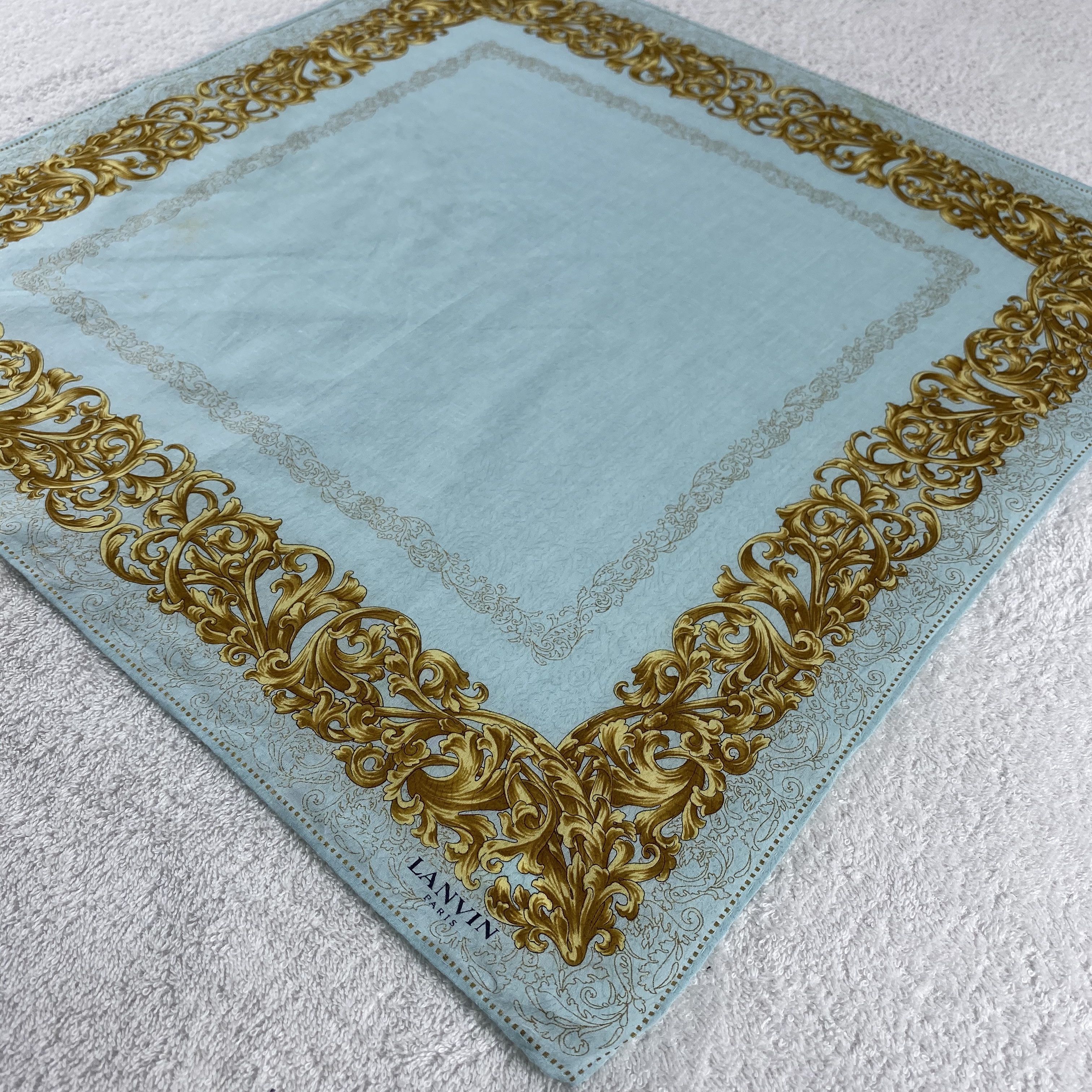 Lanvin × Vintage Lanvin Handkerchief / Neckerchief / Bandana Size ONE SIZE - 4 Thumbnail