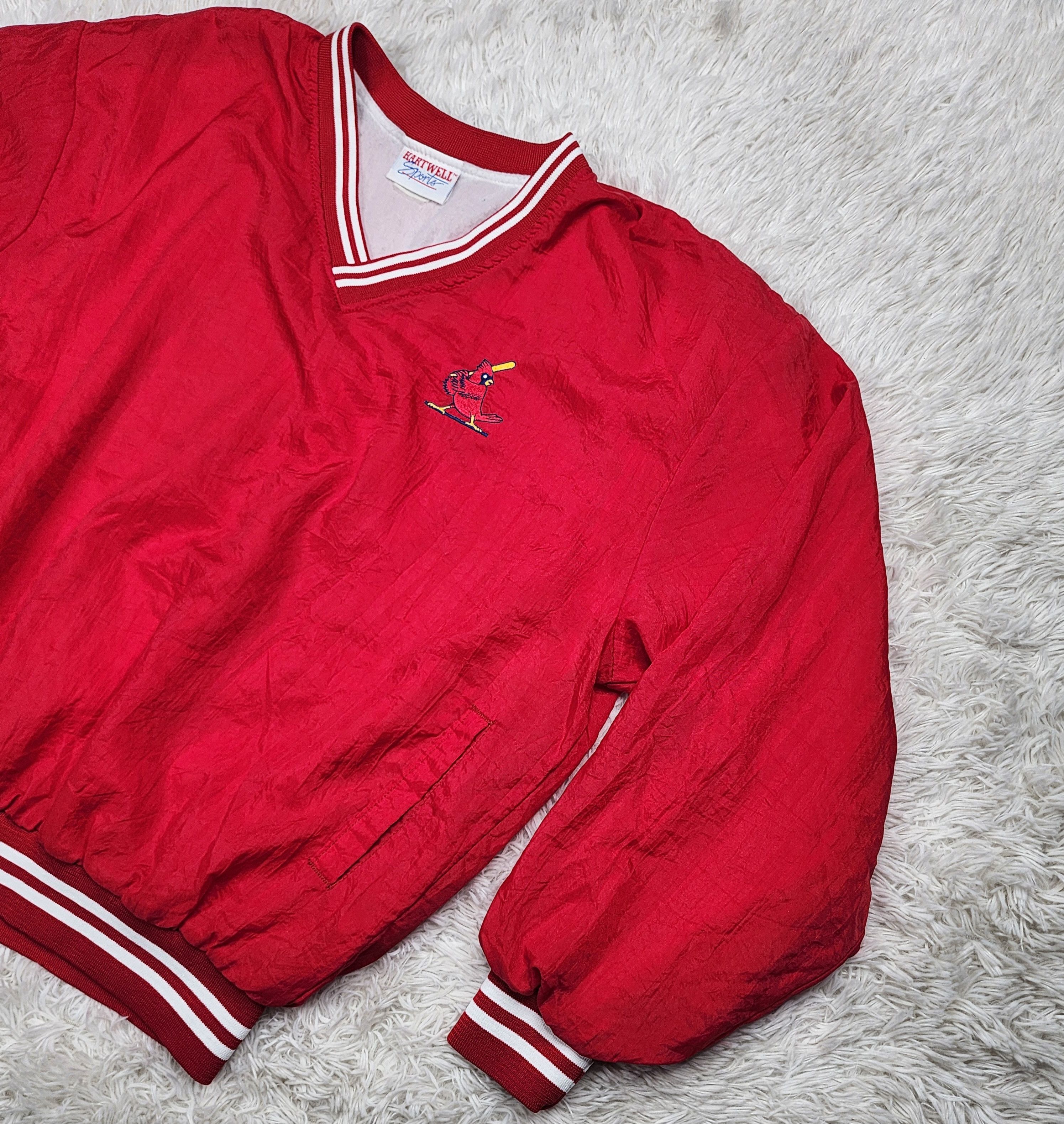 MLB Vintage MLB S.L. Cardinals sport windbreaker sweatshirt Size US XL / EU 56 / 4 - 2 Thumbnail