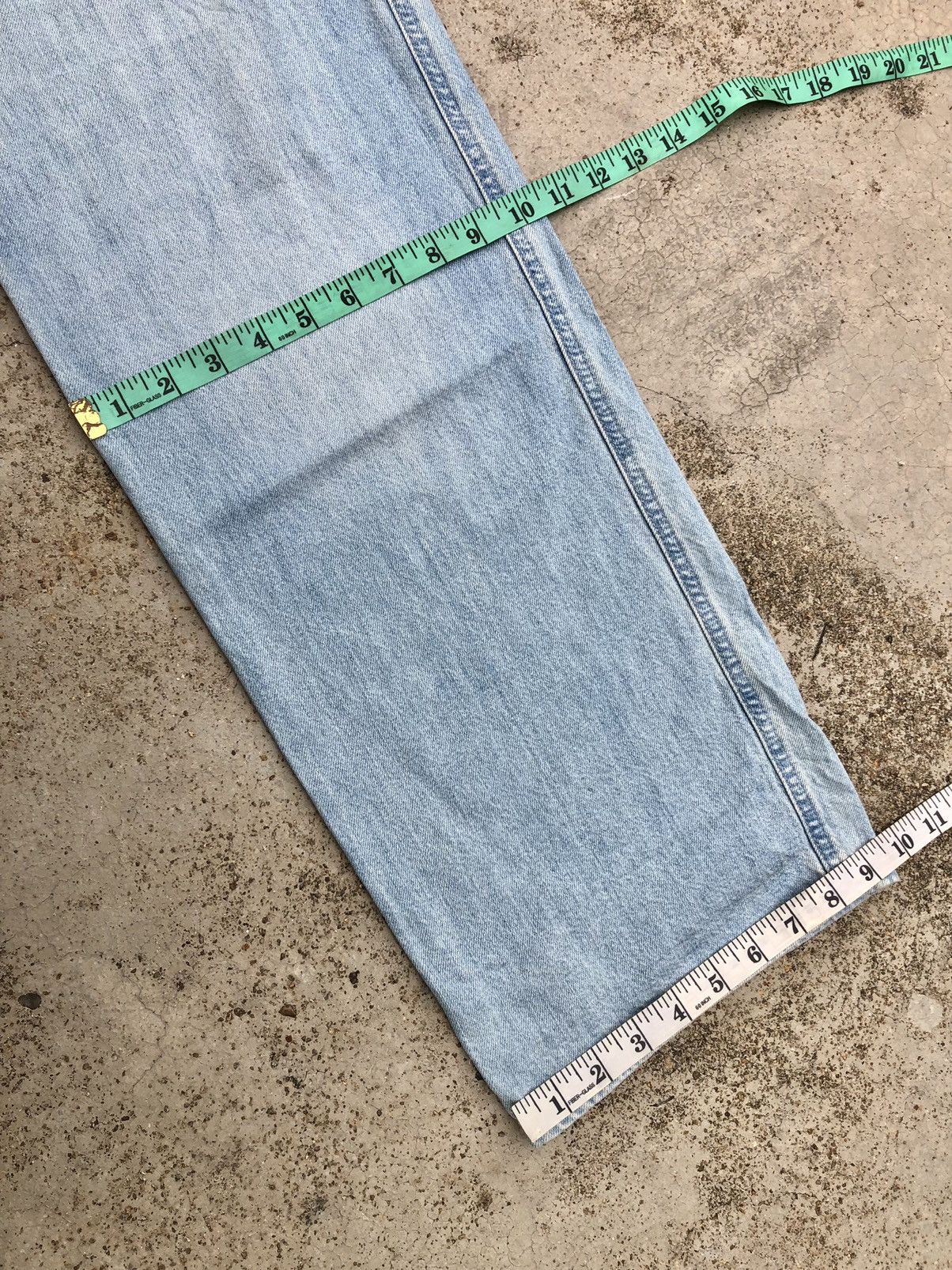 Uniqlo BAGGY⚡️⚡️LITE BLUE WIDE LEG DENIM Size US 30 / EU 46 - 6 Thumbnail