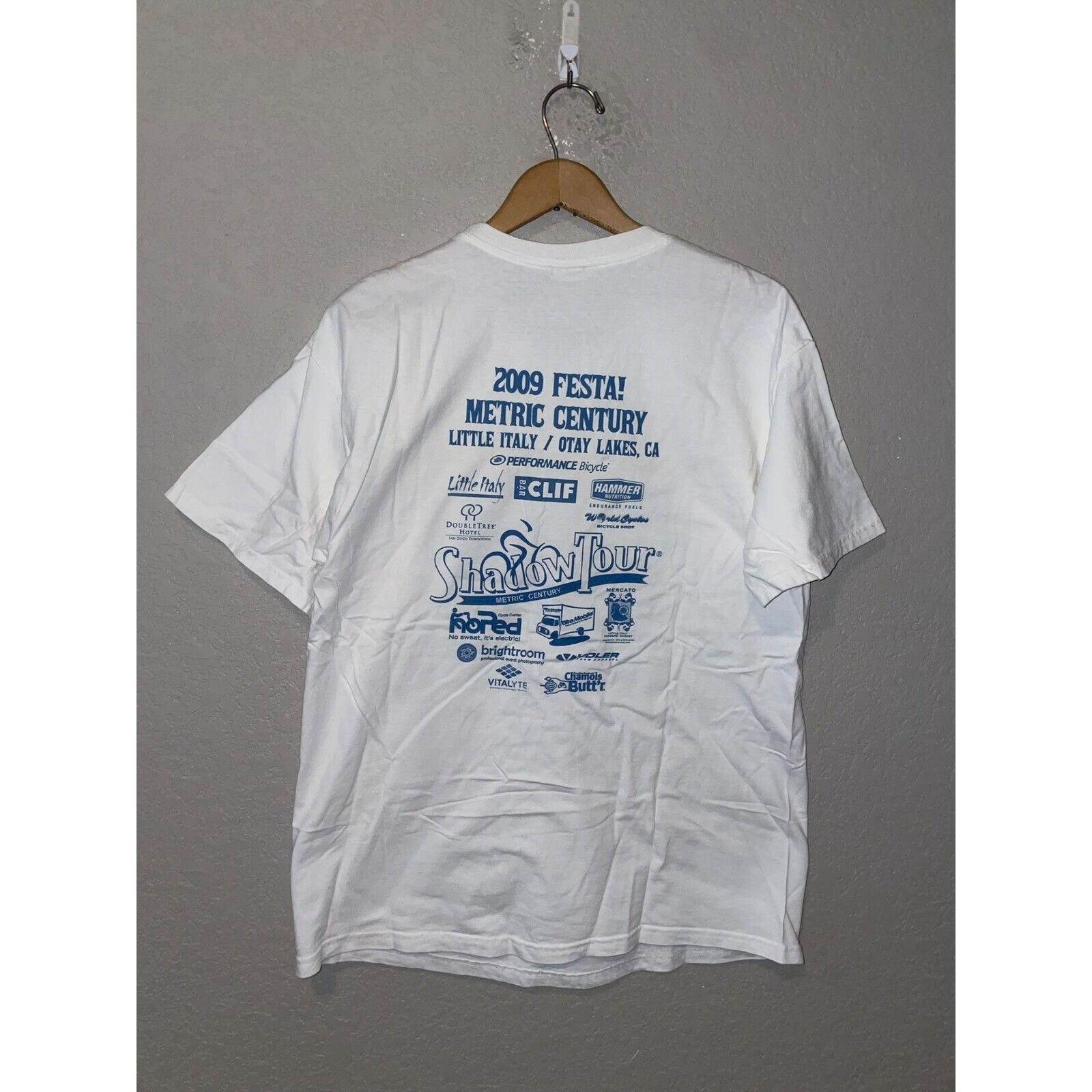 Hanes Little Italy Shirt Festa 1st Metric Century Tee San Diego CA Size US L / EU 52-54 / 3 - 6 Thumbnail