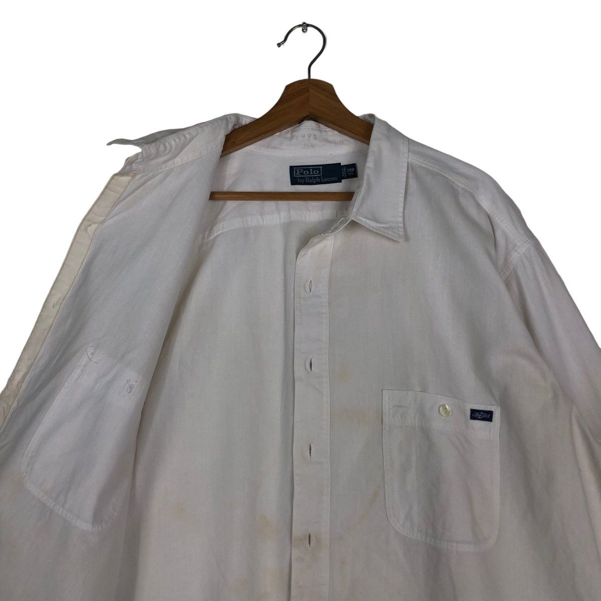 Polo Ralph Lauren 🔥Vintage Polo Ralph Lauren Shirt Jacket Rich White Star Size US XL / EU 56 / 4 - 12 Thumbnail
