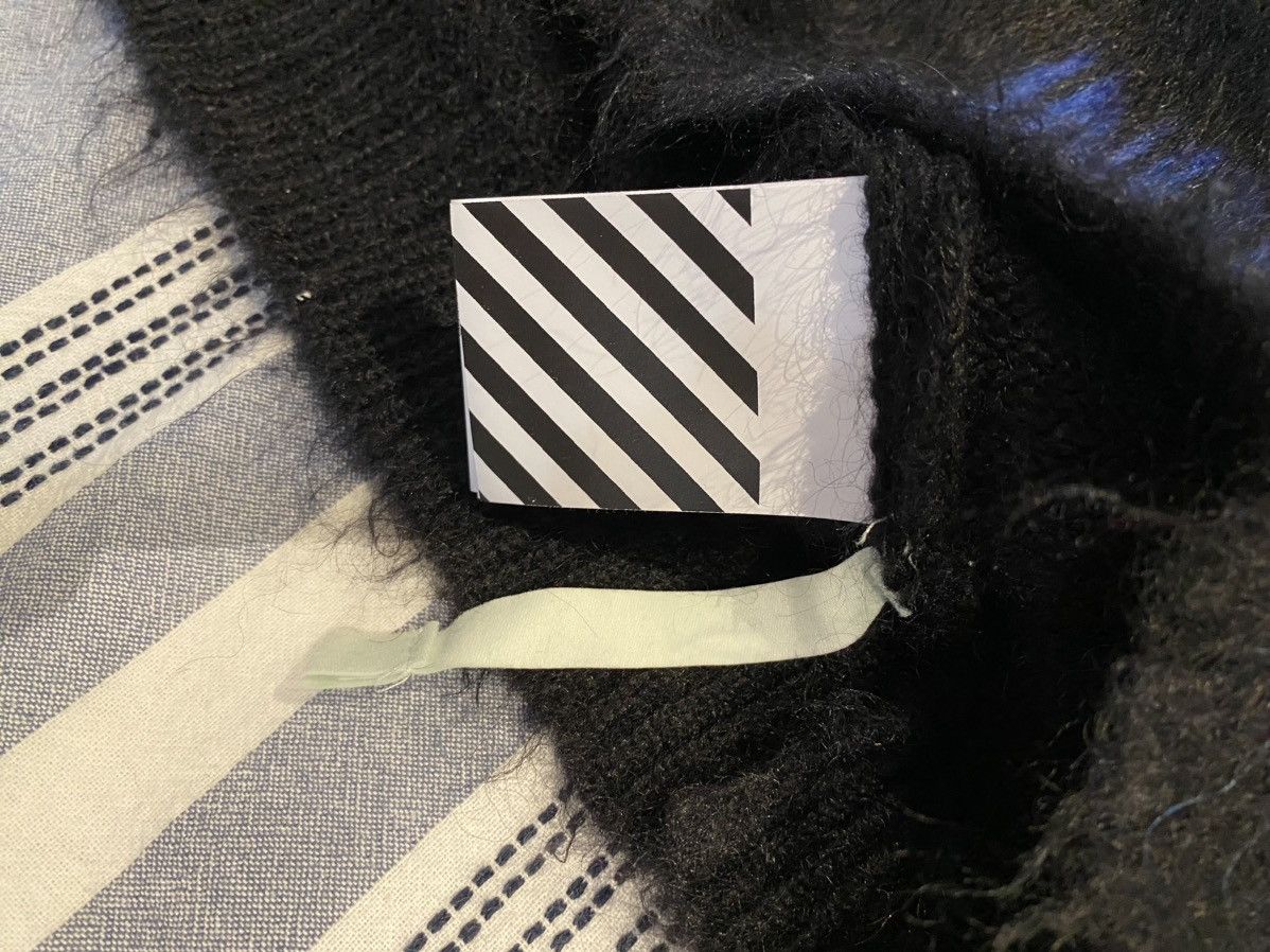 Off-White Black Mohair Diag Sweater (Off-White) Size US S / EU 44-46 / 1 - 10 Thumbnail