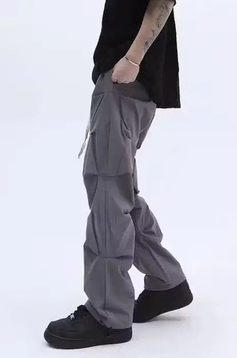 Japanese Brand × Vintage Stack Pleated Gray Sweatpants Size US 32 / EU 48 - 3 Thumbnail