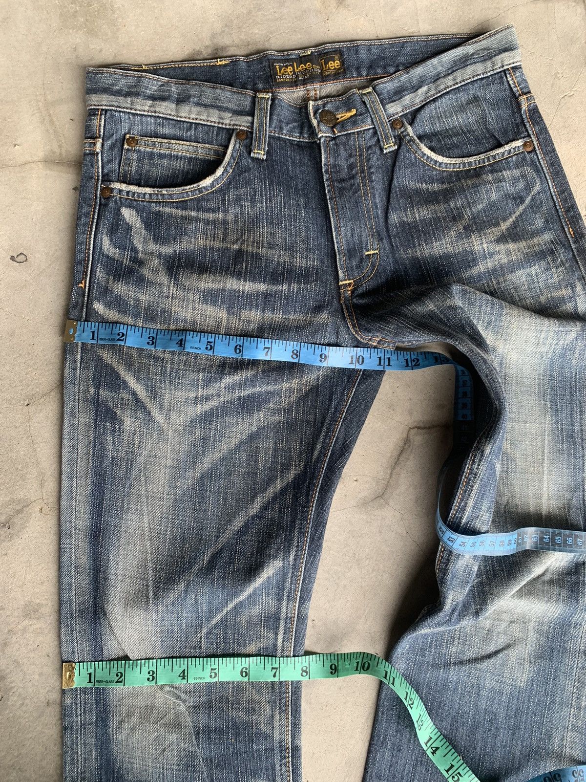 Lee Flare Lee Rider nice faded. Size US 32 / EU 48 - 6 Thumbnail