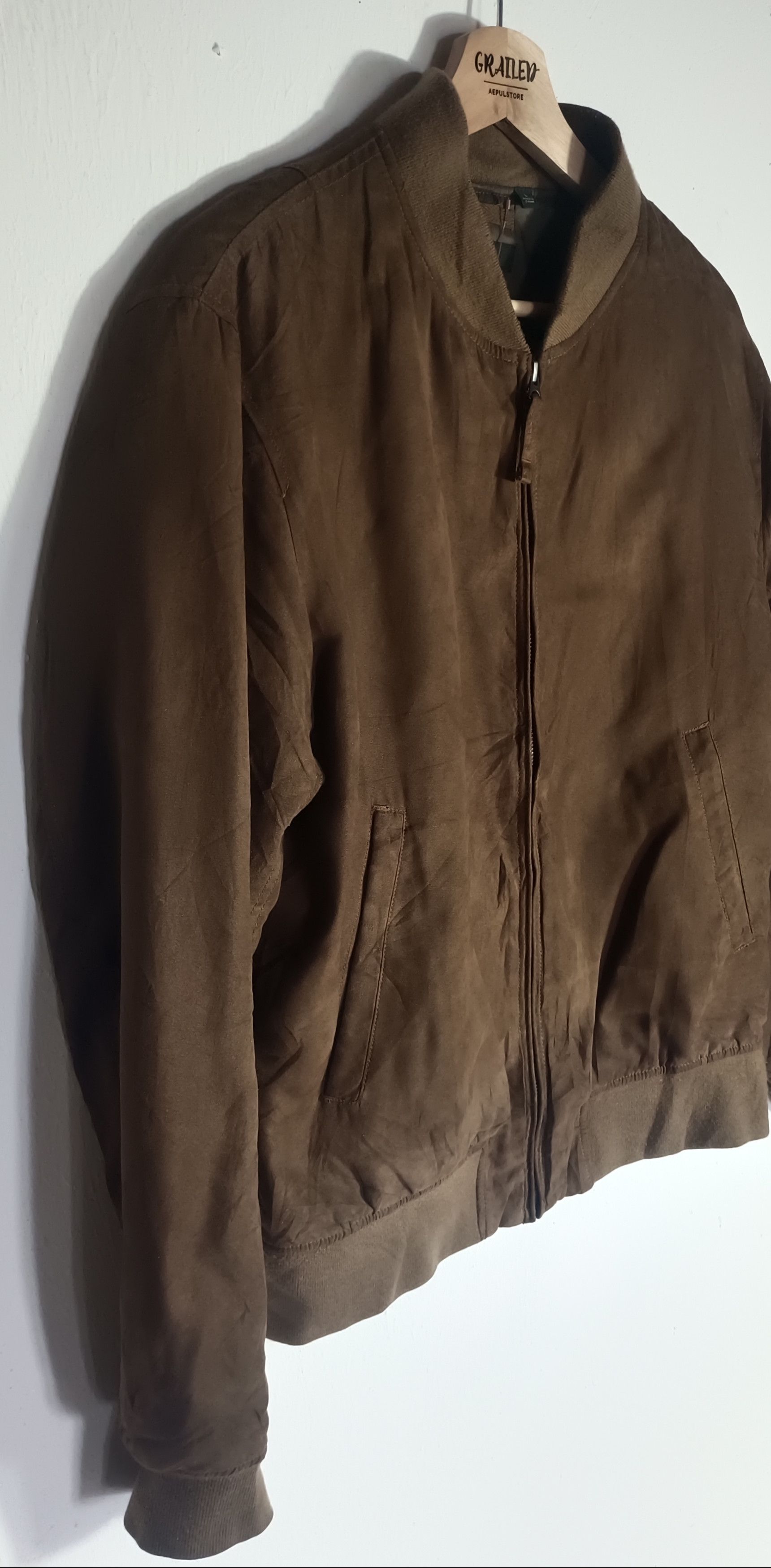 Japanese Brand × Uniqlo × Vintage Uniqlo Bomber Velvet Jacket Size US L / EU 52-54 / 3 - 5 Thumbnail