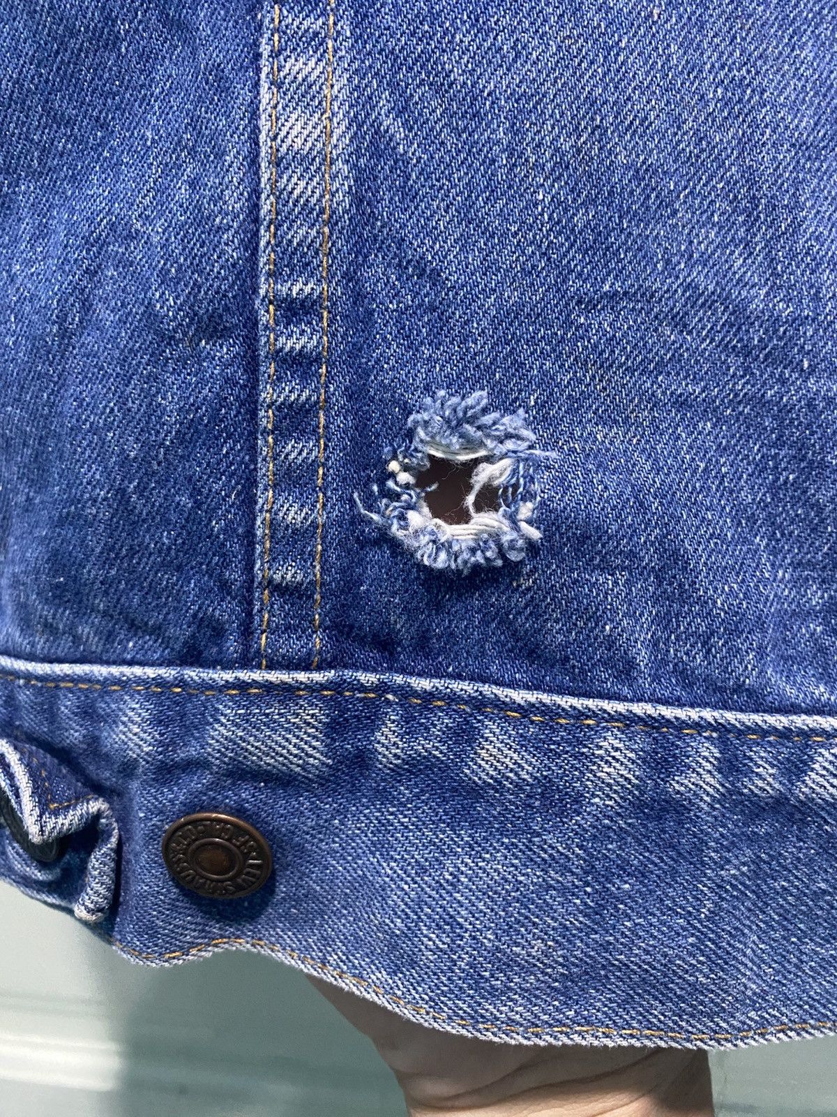 Levi's Vintage 90s Levi’s Denim Sleeveless Made Usa Size US M / EU 48-50 / 2 - 8 Thumbnail