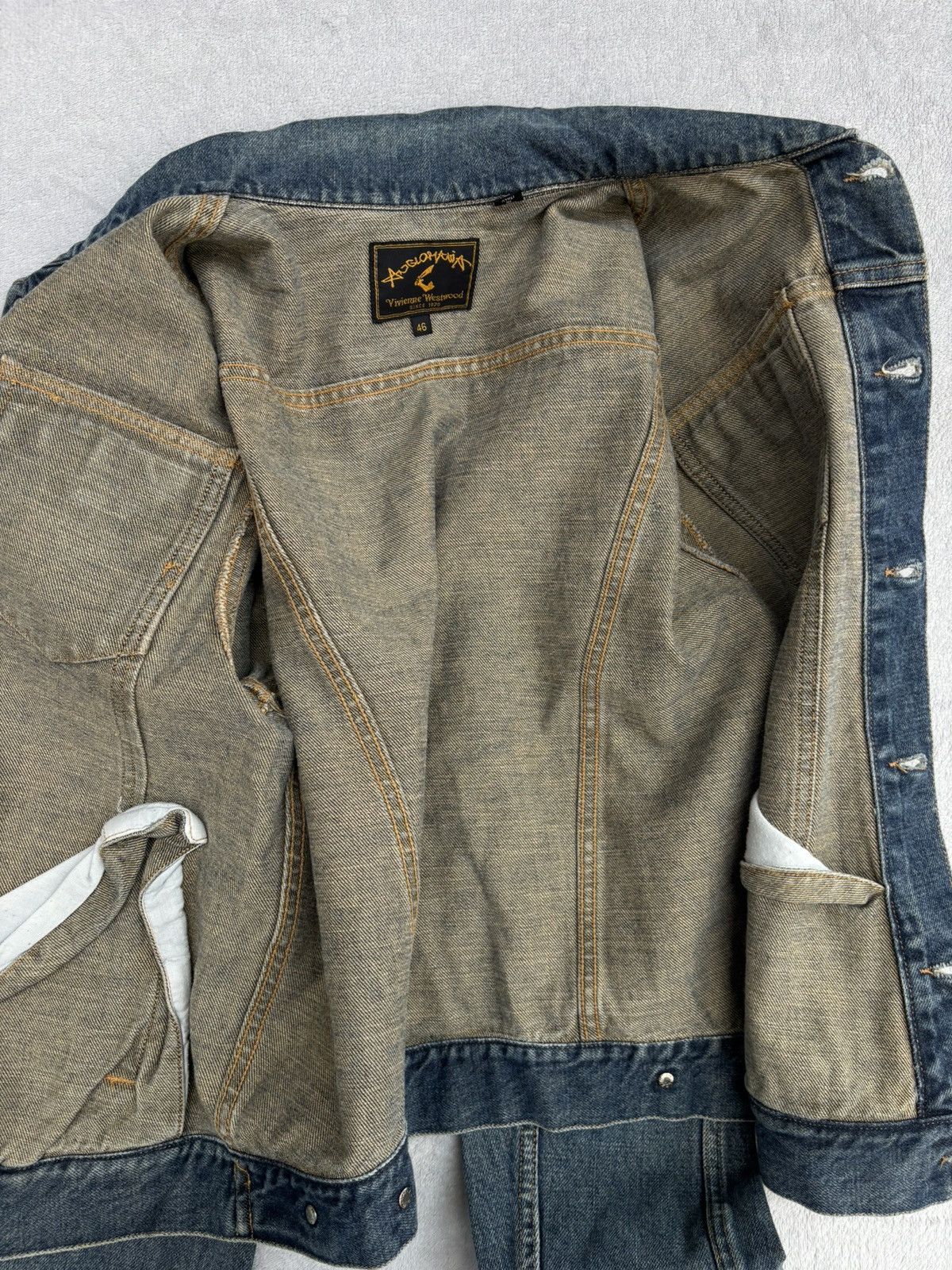 Vivienne Westwood A/W 1998 Vivienne Westwood Anglomania Trucker Denim Jacket Size US M / EU 48-50 / 2 - 10 Thumbnail