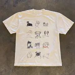 Other White Casual Loose Gesture Glasses Short Sleeve T Shirt Size US M / EU 48-50 / 2 - 6 Thumbnail