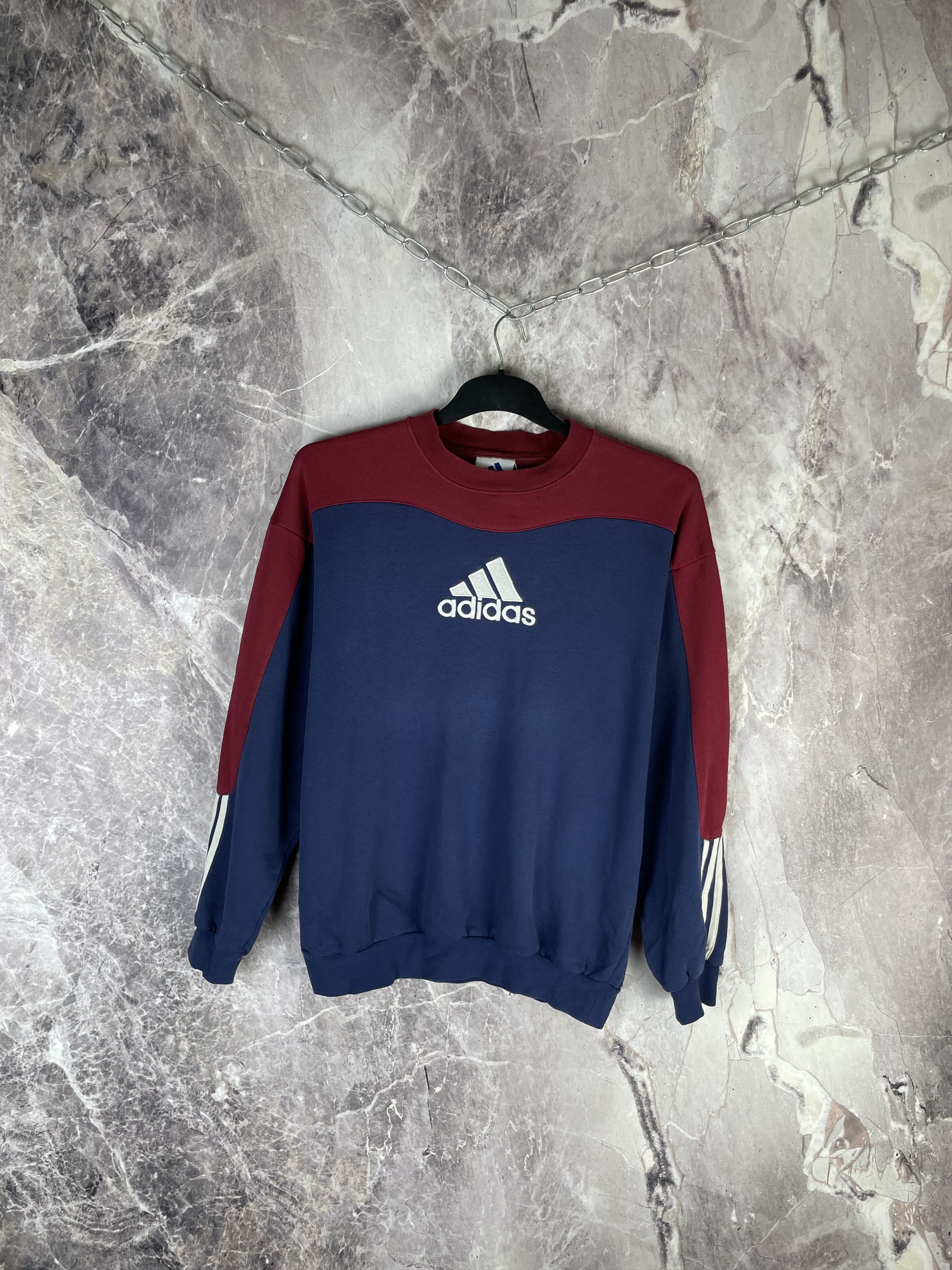 Adidas VINTAGE ADIDAS SWEATSHIRT 90s Size US M / EU 48-50 / 2 - 2 Thumbnail