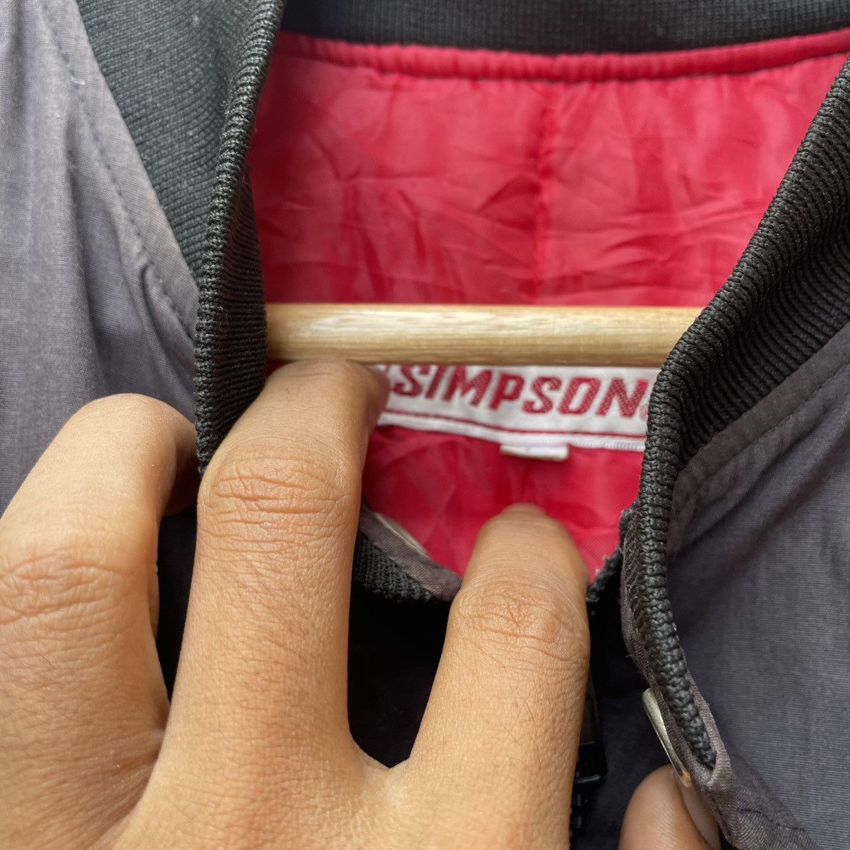 Gear for Sports × Vintage 💥Vintage Faded Simpson Racing Team Bomber Jacket Size US L / EU 52-54 / 3 - 8 Thumbnail