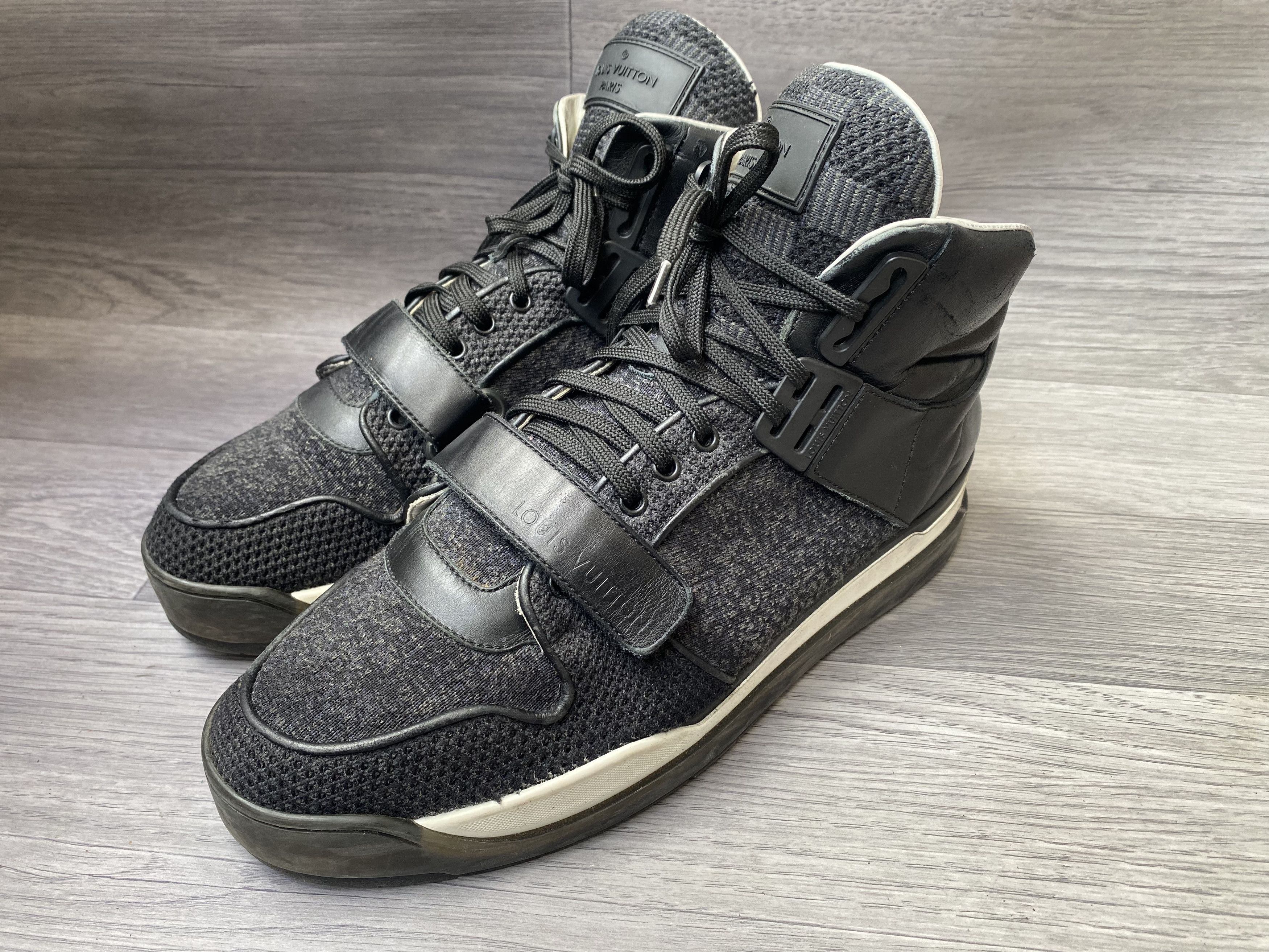 Louis Vuitton Louis vuitton trail blazer knit hi-top sneaker uk 7 Size US 8 / EU 41 - 1 Thumbnail