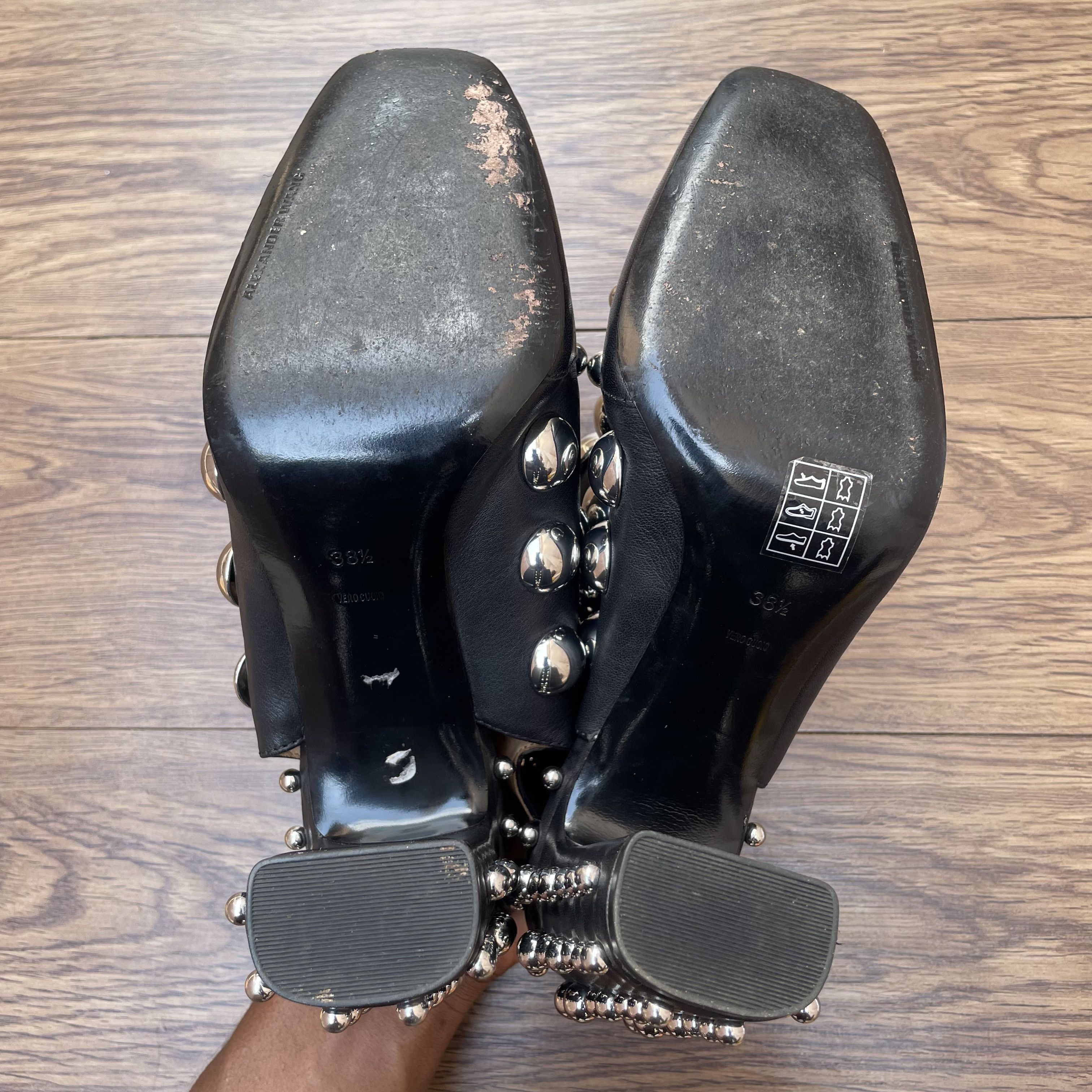 Alexander Wang Alexander Wang Ellery Studded Bootie Sandal Size US 8.5 / IT 38.5 - 12 Thumbnail