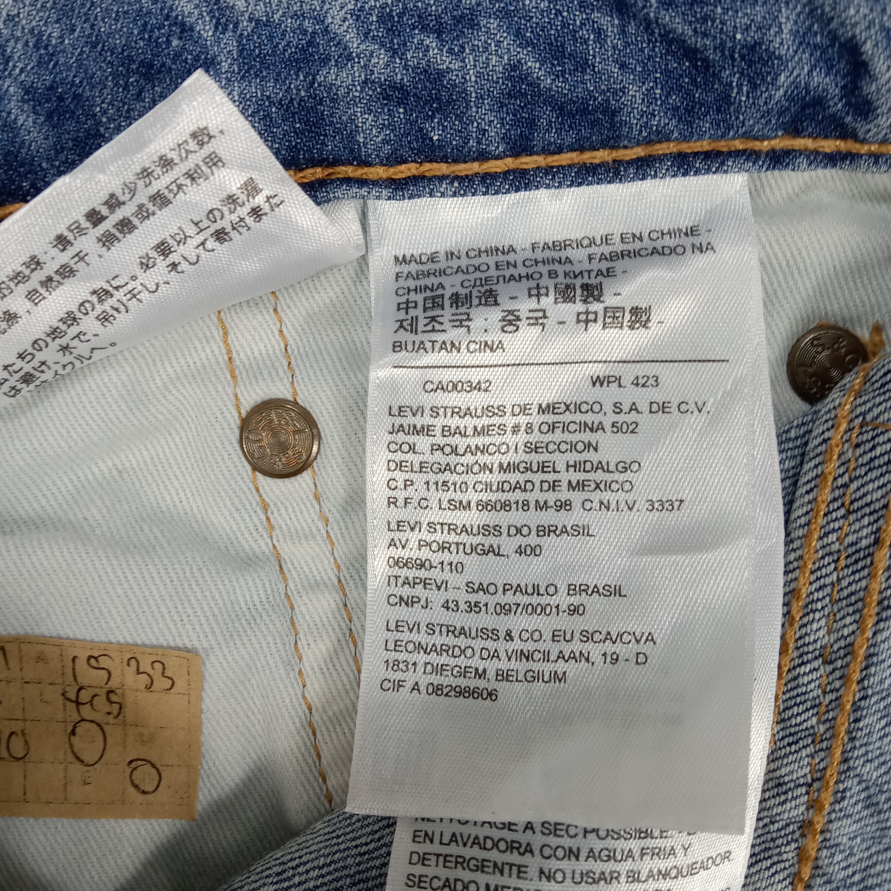 Levi's × Vintage Levi's American Distressed Style Denim Jeans Size US 30 / EU 46 - 14 Thumbnail