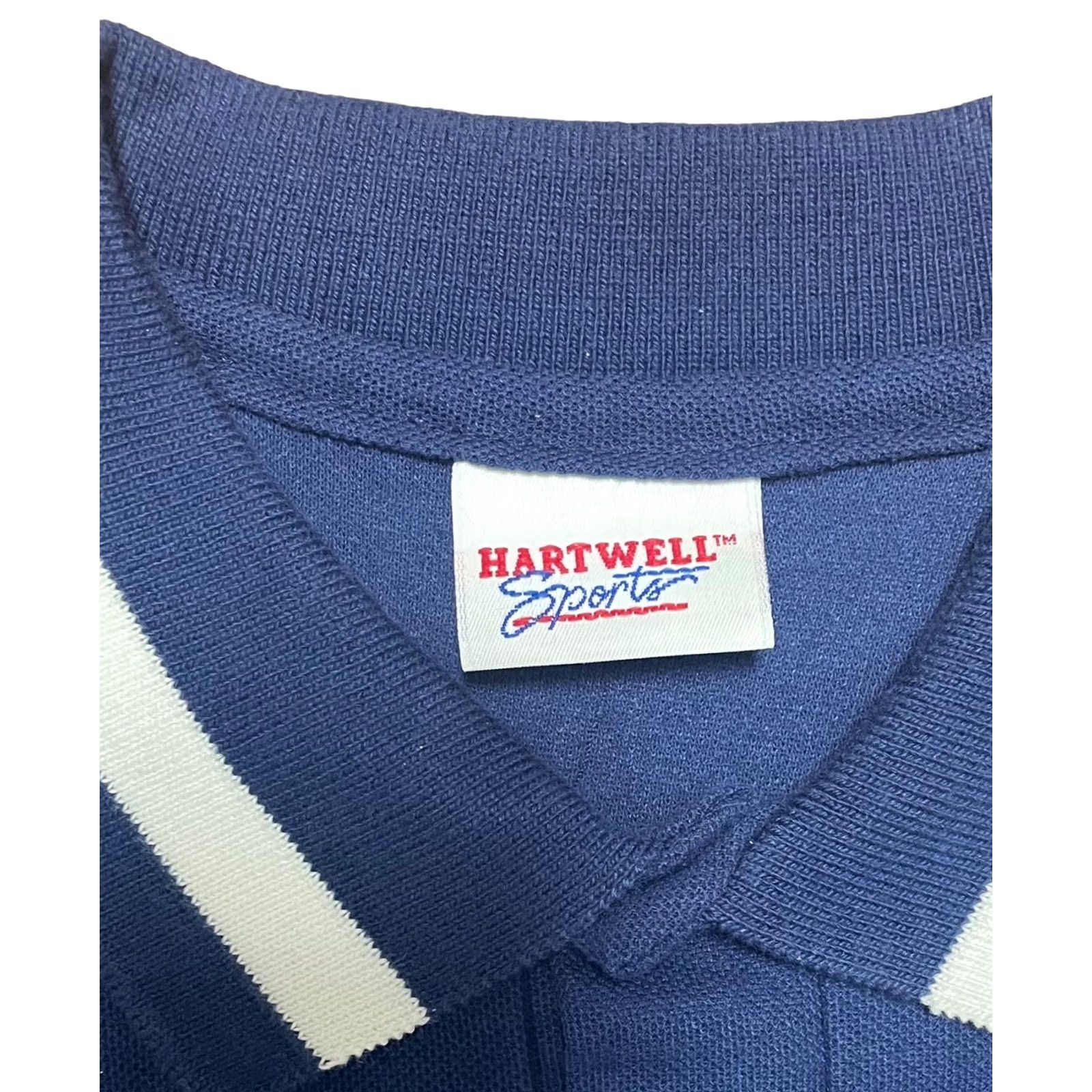 Vintage VTG Hartwell Sports Polo Shirt Blue Short Sleeve Large Pullover Men’s Size L Casual Golf Walking Size US L / EU 52-54 / 3 - 5 Thumbnail