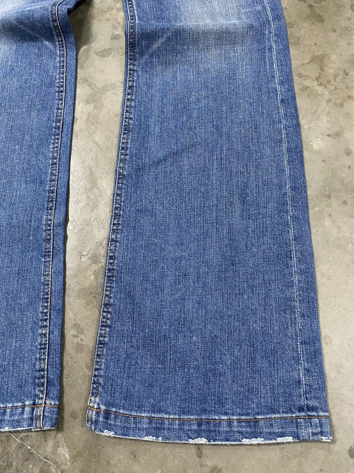 Hysteric Glamour × If Six Was Nine × Tornado Mart Flare Jeans Japanese Brappers Washed Blue @256 Size US 27 - 9 Thumbnail