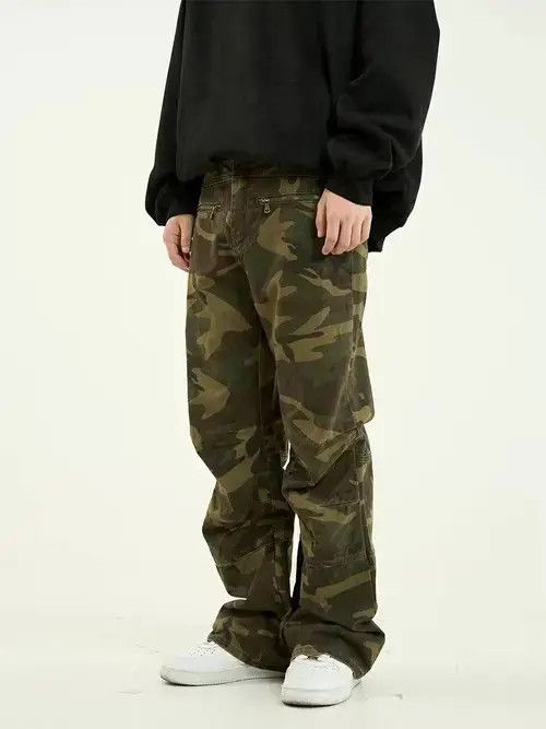 U.P.W.W. distressed camo utility flared pants Size US 30 / EU 46 - 4 Thumbnail