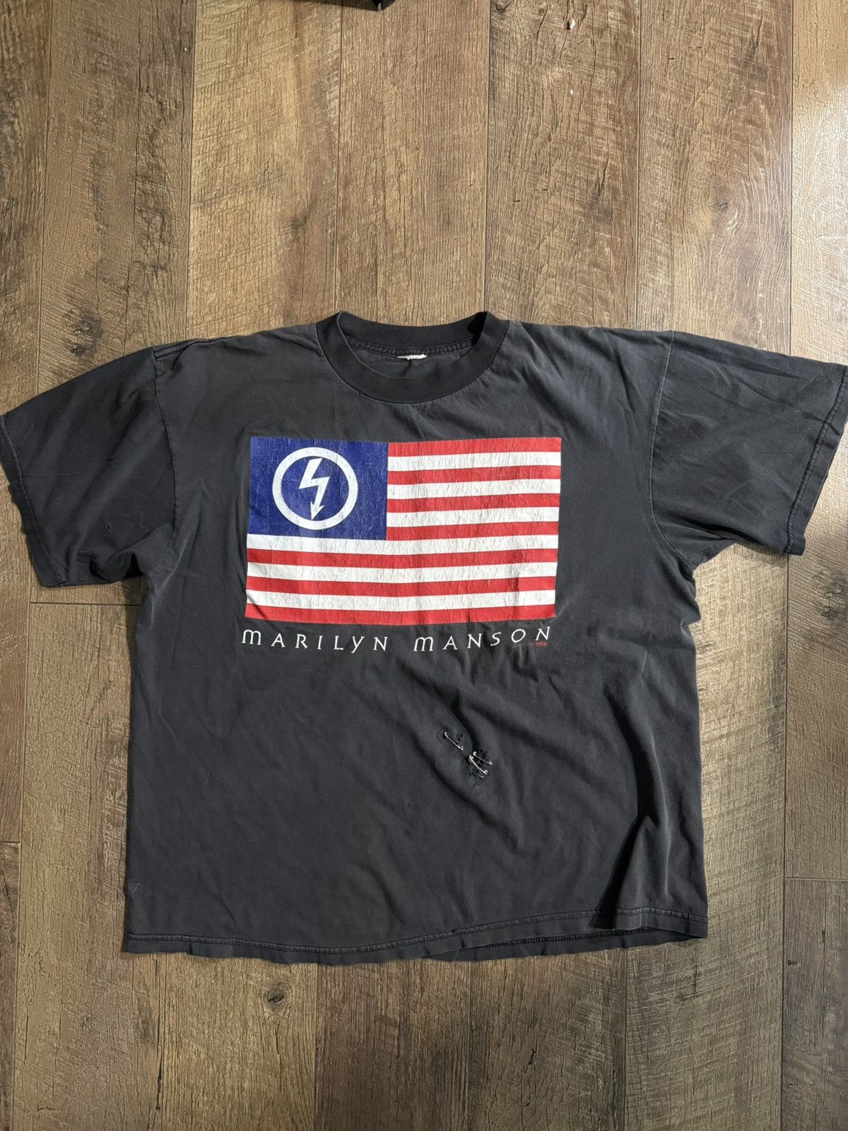 Marilyn Manson Marilyn Manson American Antichrist Vintage Tshirt Size US L / EU 52-54 / 3 - 1 Thumbnail