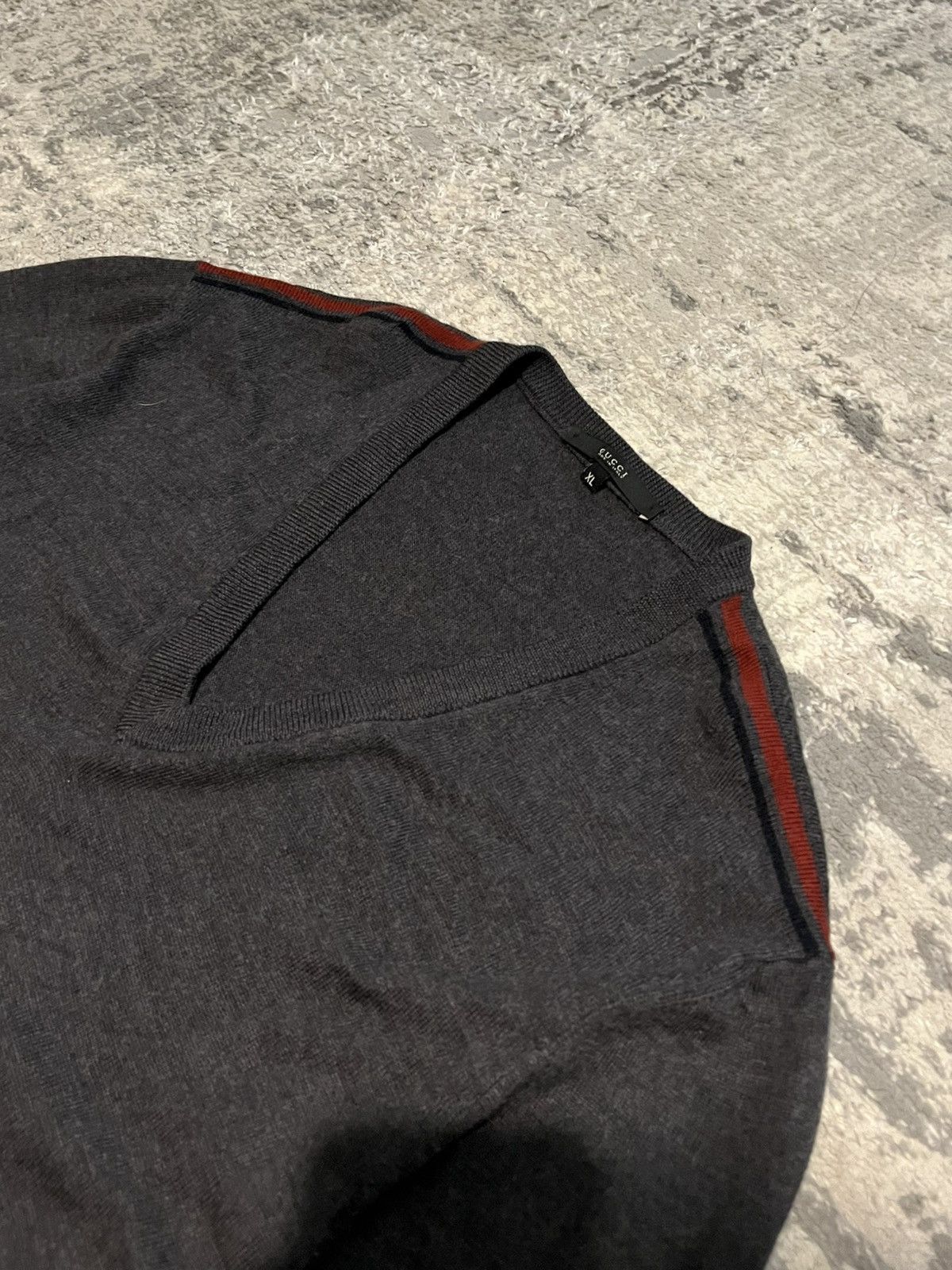 Gucci Gucci V-neck Sweater Size US XL / EU 56 / 4 - 2 Thumbnail
