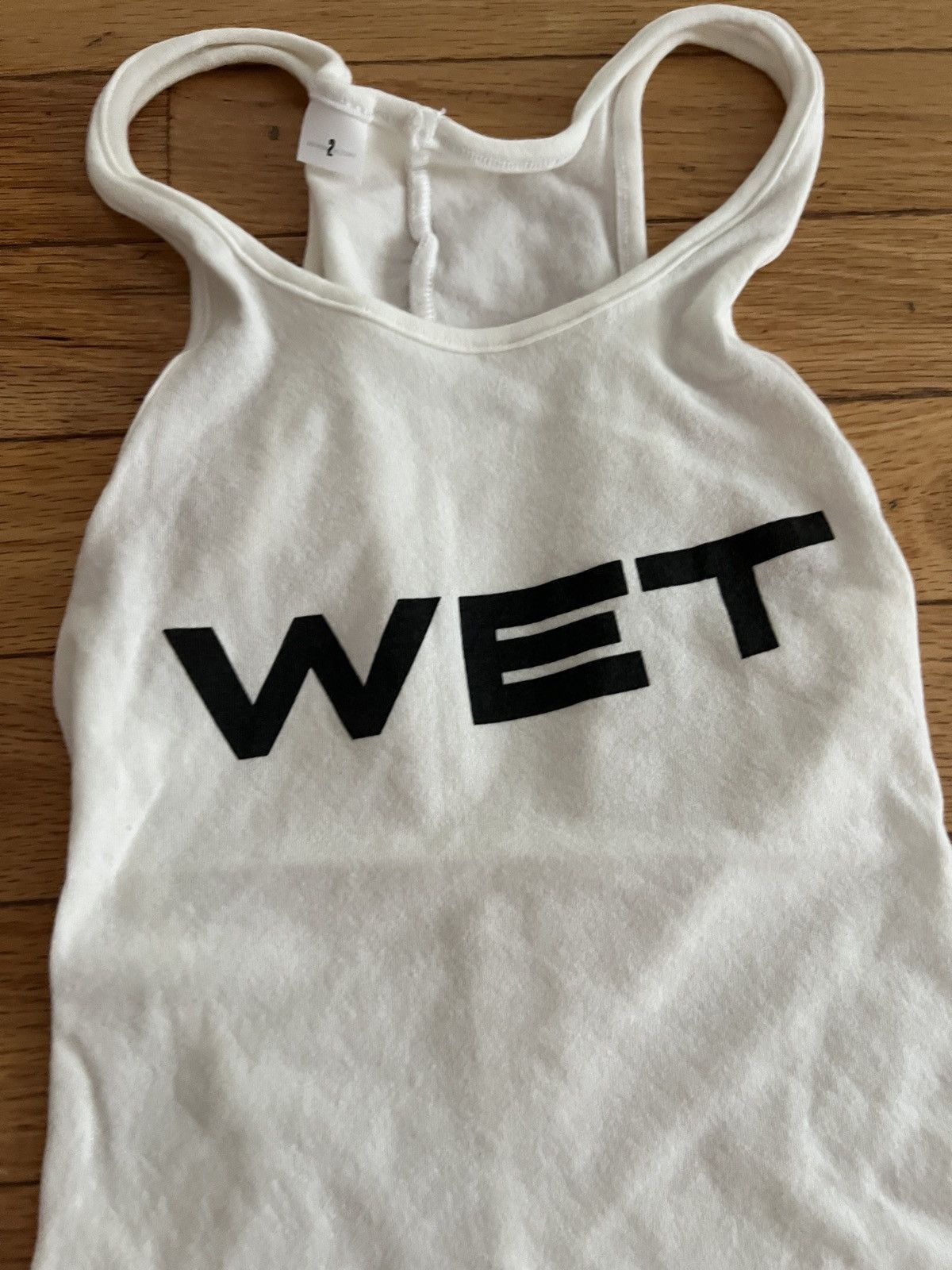 Mowalola × Yeezy Yeezy Mowalola Wet Tank Top White size 2 | Grailed