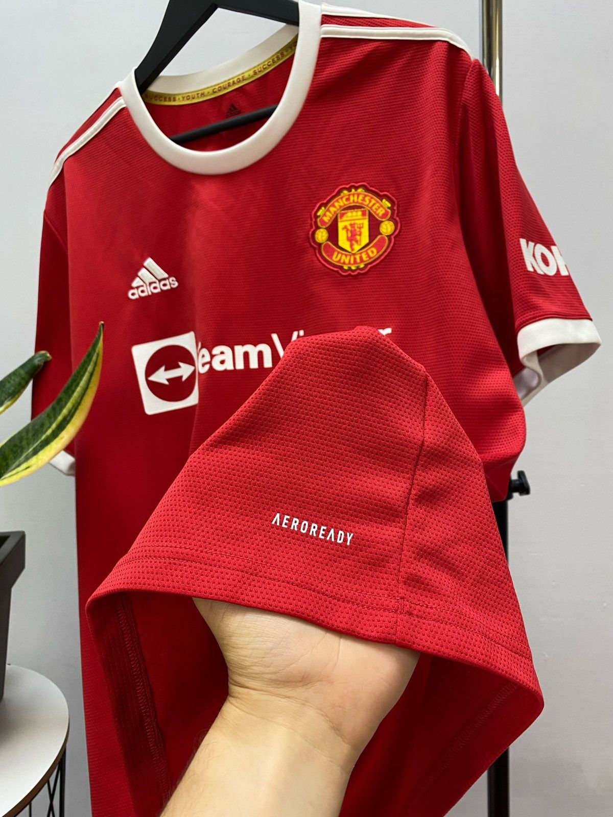 Adidas Manchester United 2021 2022 soccer jersey Football Shirt Size US XXL / EU 58 / 5 - 9 Thumbnail