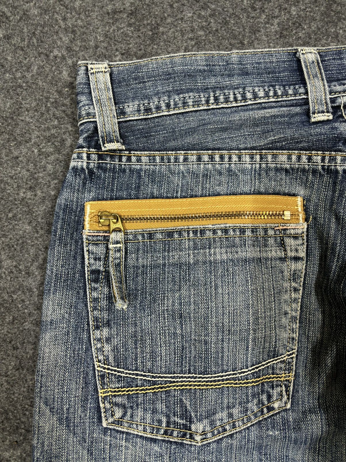 Japanese Brand 💥90s Style💥Archival DENIMCRAFT Insne Wash Style Denim F931 Size US 32 / EU 48 - 16 Thumbnail