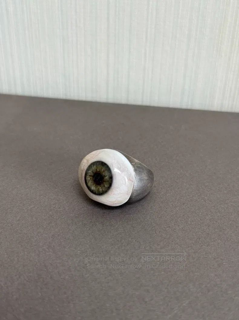 Carol Christian Poell Carol Christian Poell Eyeball ring with realistic eye desi Size ONE SIZE - 1 Thumbnail