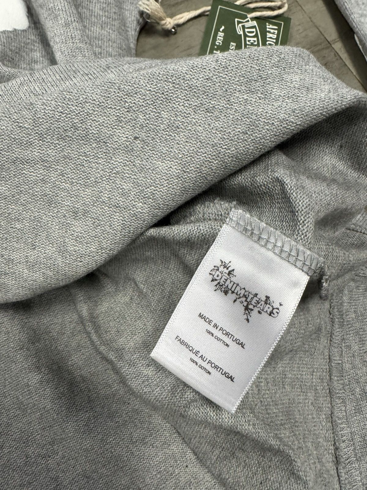 DENIM TEARS Denim Tears Grey Long Sleeve Shirt size xl Size US XL / EU 56 / 4 - 6 Thumbnail