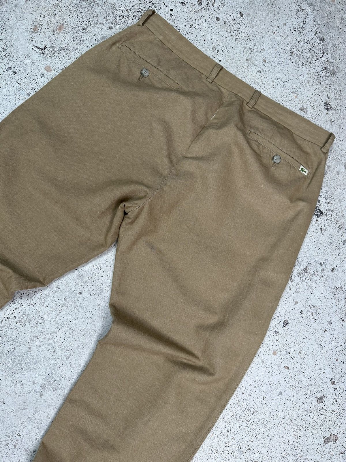Lacoste Lacoste Cotton-Linen Trousers Men 34 Pants beige M L Size US 34 / EU 50 - 18 Thumbnail