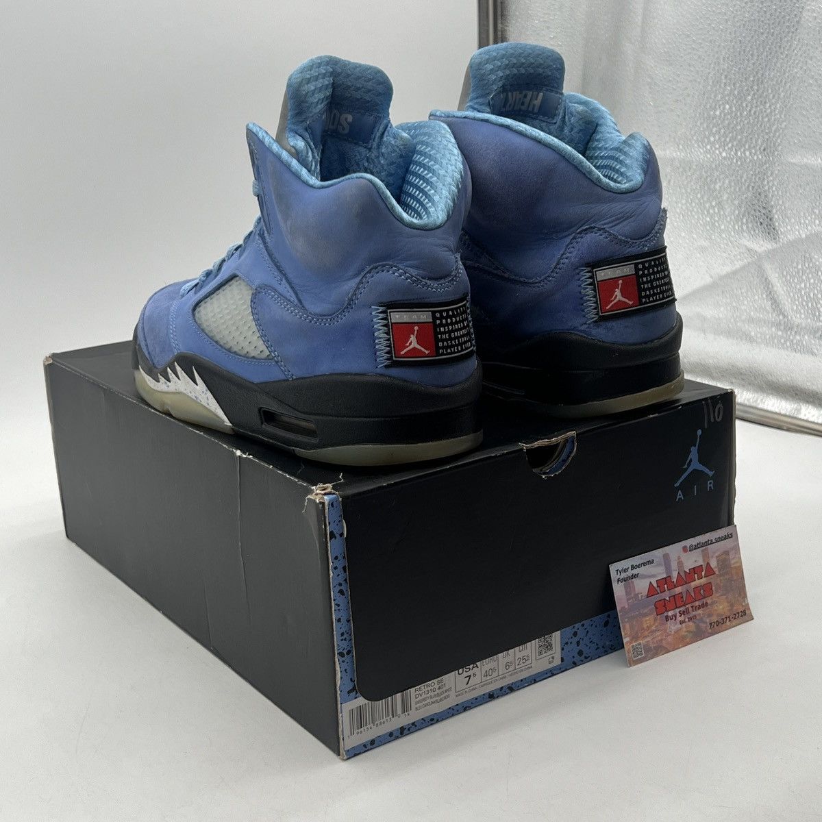 Jordan Brand Air Jordan 5 unc Size US 7.5 / EU 40-41 - 4 Thumbnail