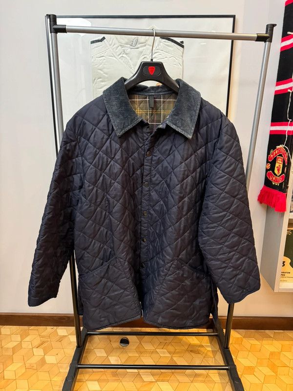 Barbour × Vintage Barbour D891 Classic Eskdale Jacket Navy XXL Size US XXL / EU 58 / 5 - 1 Thumbnail