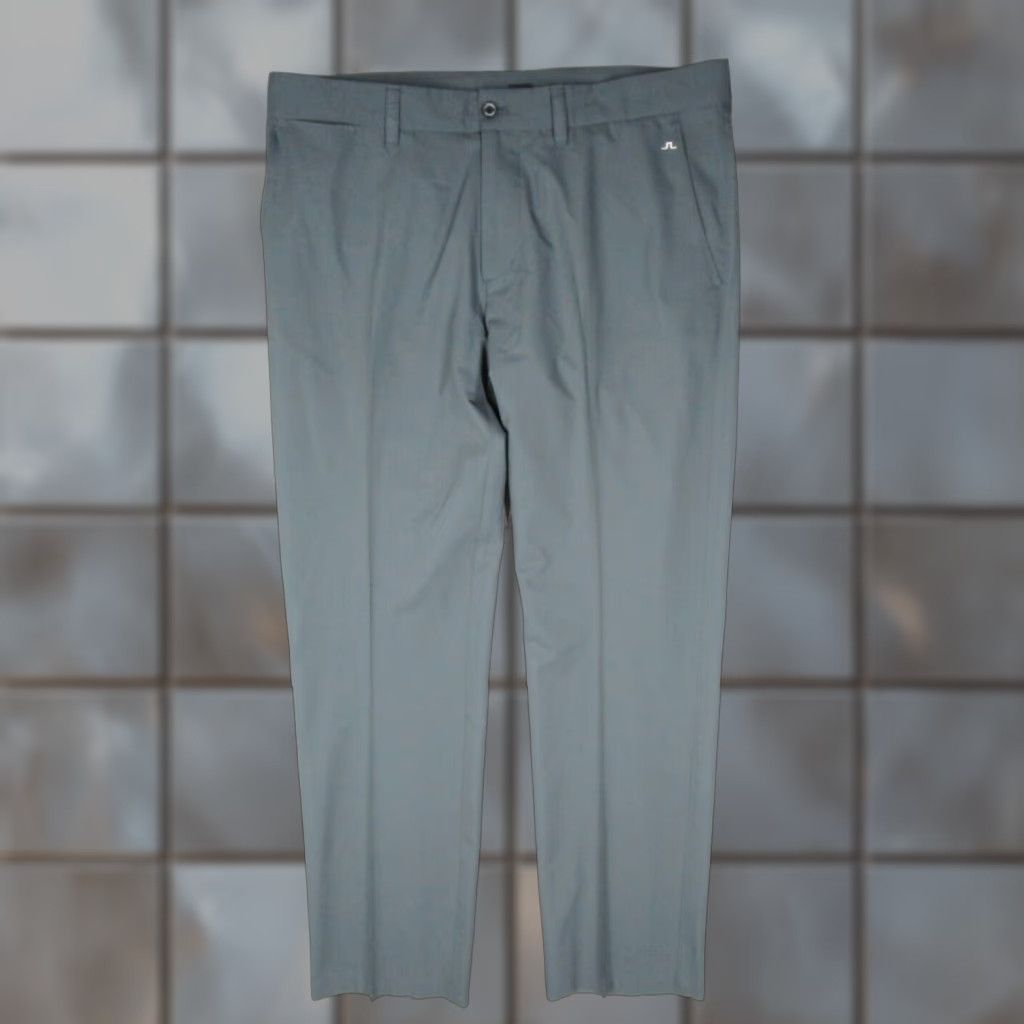 J.Lindeberg J. Lindeberg Pants Mens 34 Green Troon Micro Twill Golf Chinos 34x32 Regular Flat Front 5-Pocket Logo Lightweight Comfortable Size US 34 / EU 50 - 1 Thumbnail
