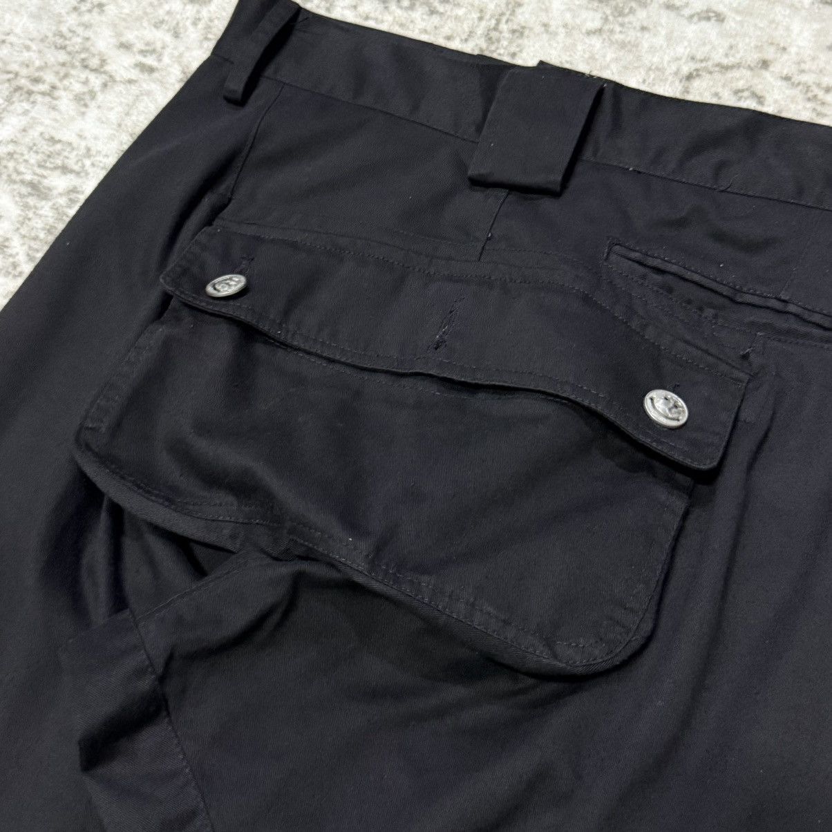 Kapital Upstart Japan Twisted Seam Drop Crotch Smiley Cargo Pants Size US 30 / EU 46 - 12 Thumbnail