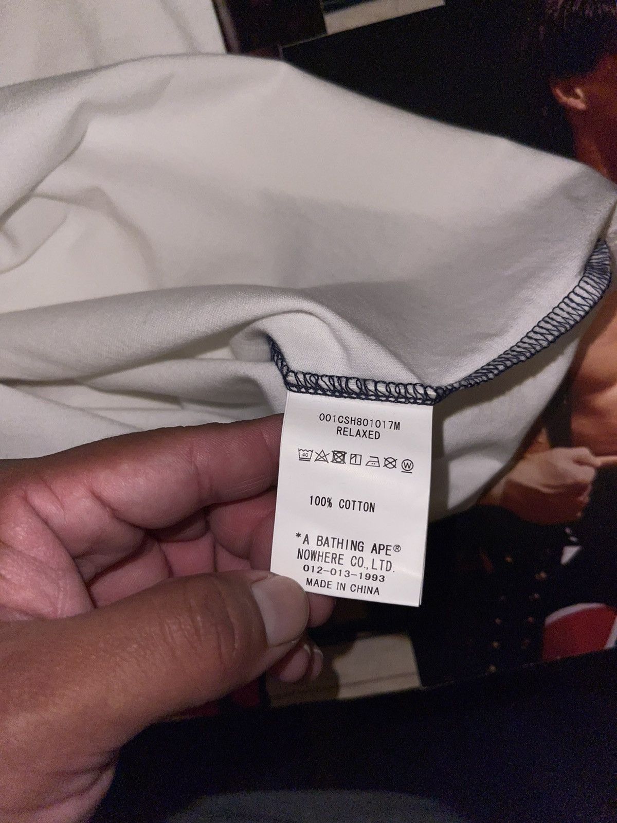 Bape Bape College & By Bathing Ape Relaxed Fit Tee (M) Size US M / EU 48-50 / 2 - 12 Thumbnail
