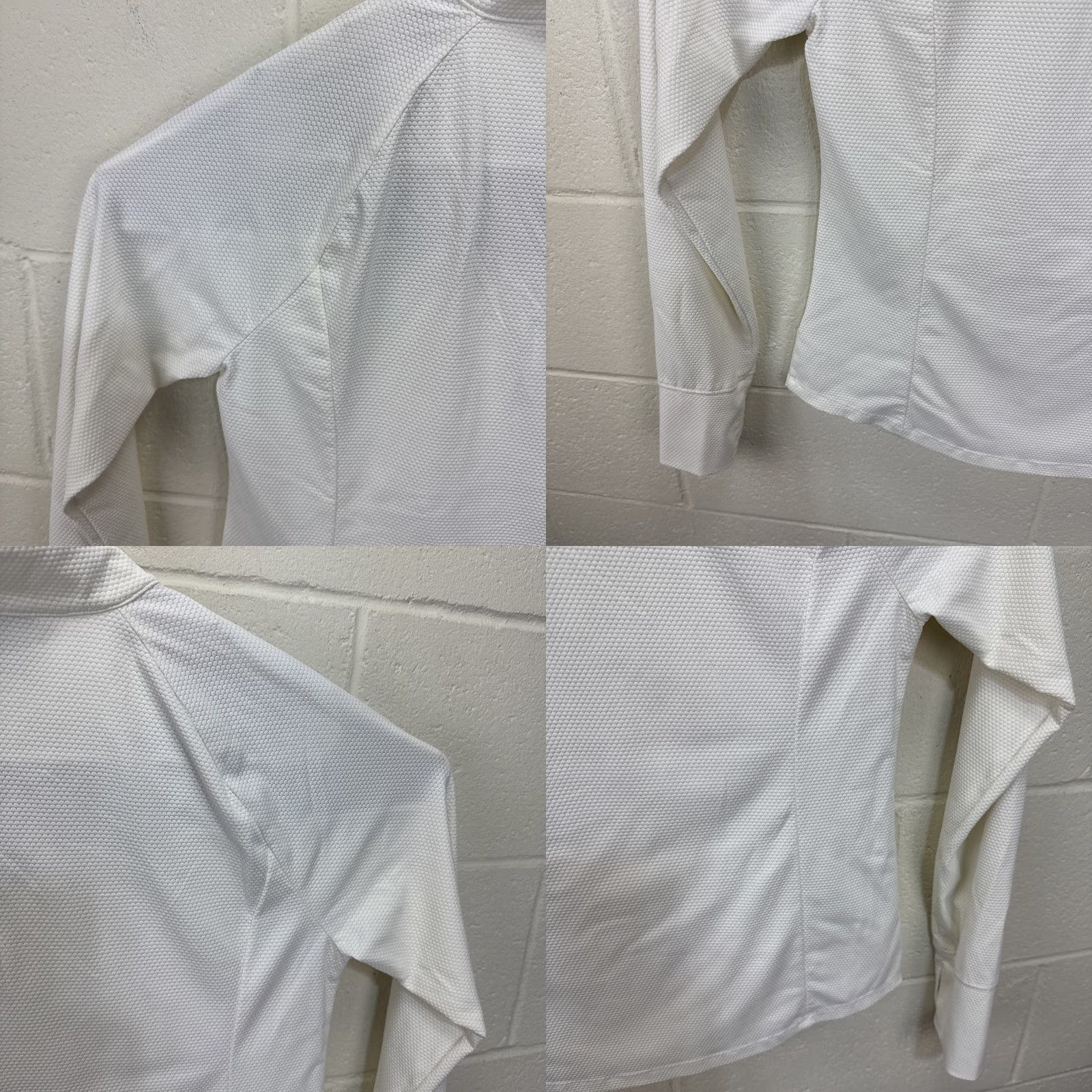 Tommy Bahama Tommy Bahama Golf Sweater Women L White 1/4 Zip L/S Pullover Thumbholes Pockets Sport Activewear Casual Size L / US 10 / IT 46 - 9 Thumbnail