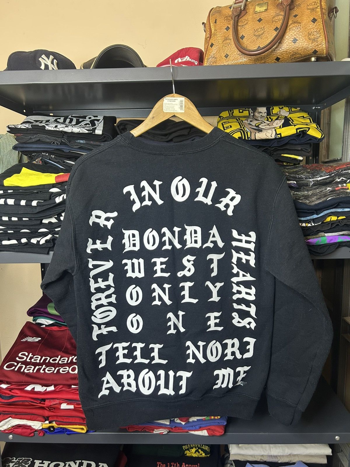 Rap Tees Kanye West Donda Heavy Blend Sweatshirt (Size S) Size US S / EU 44-46 / 1 - 1 Thumbnail