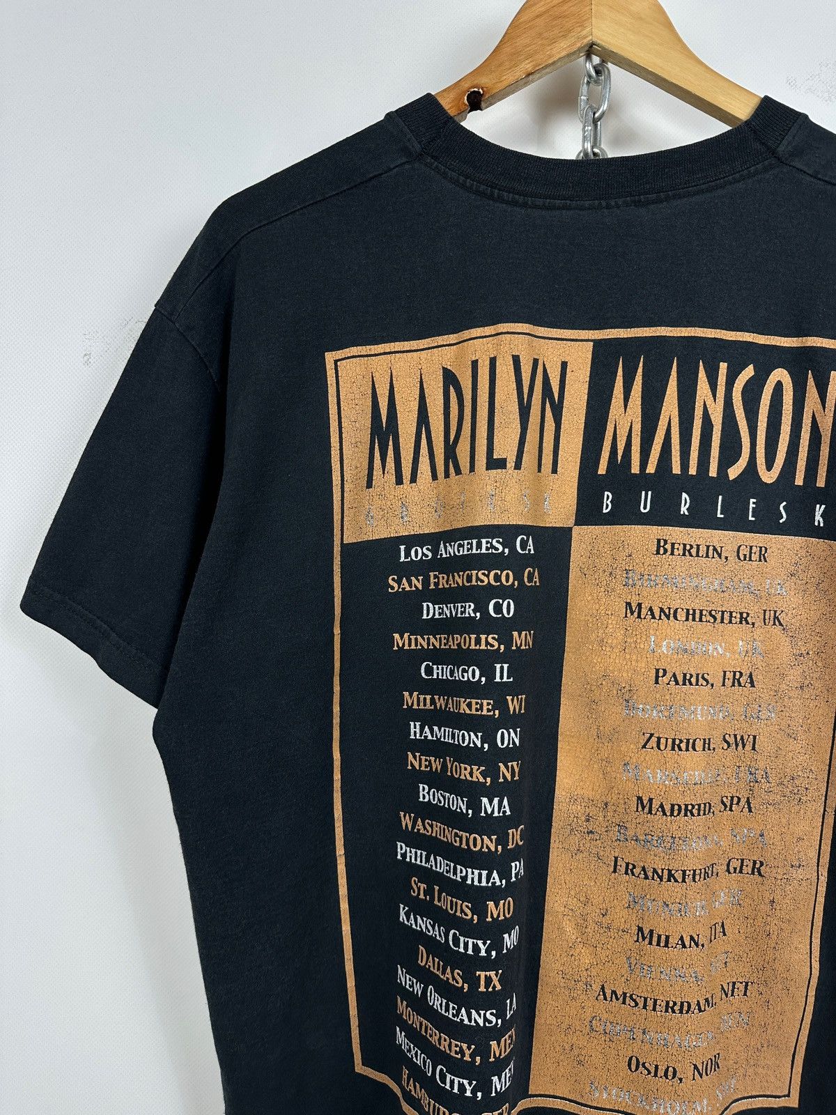 Band Tees 2003 Vintage Marilyn Manson The Golden Age of Grotesque Size US L / EU 52-54 / 3 - 13 Thumbnail