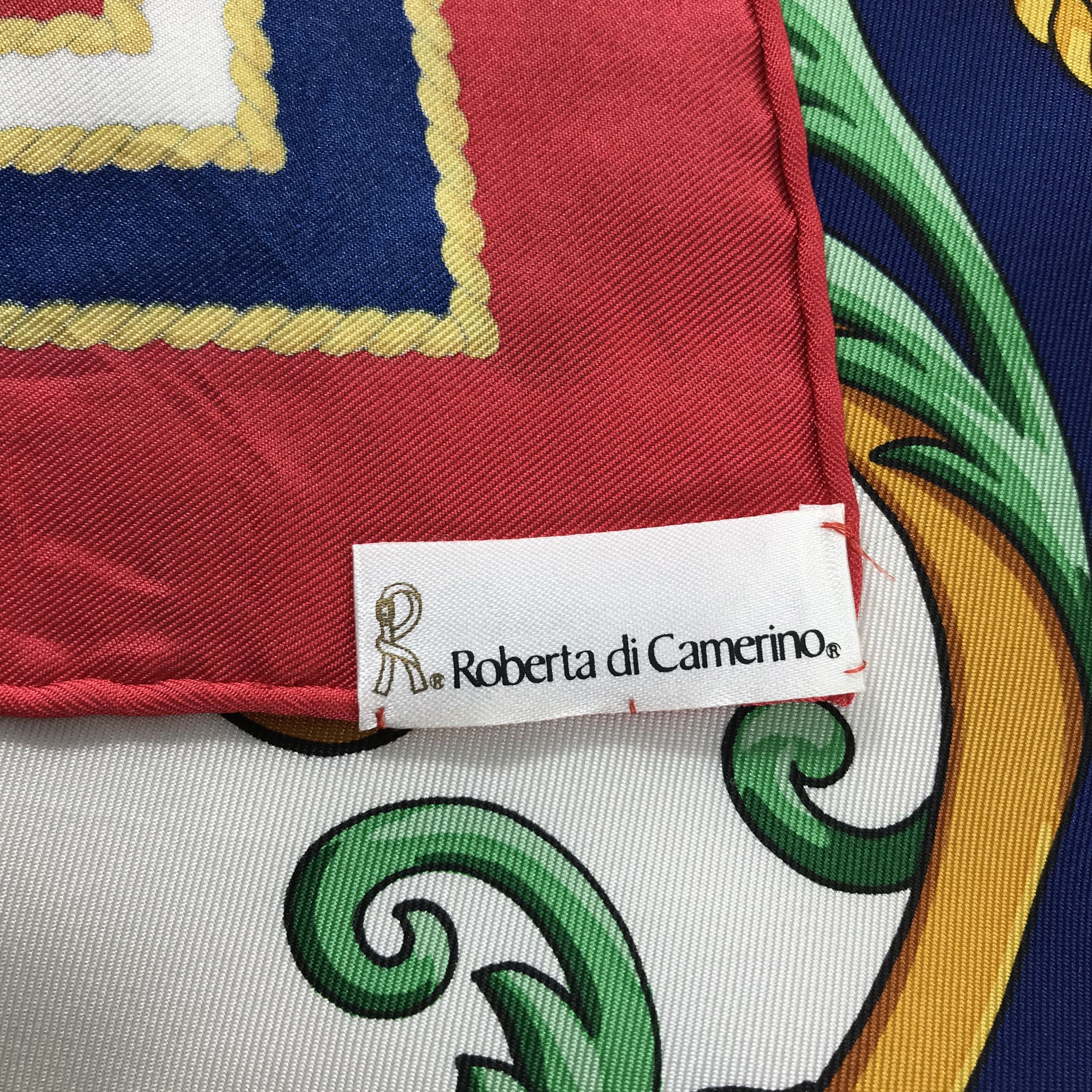 Roberta di Camerino Vintage Roberta Di Camerino Silk Scarf Size ONE SIZE - 5 Thumbnail
