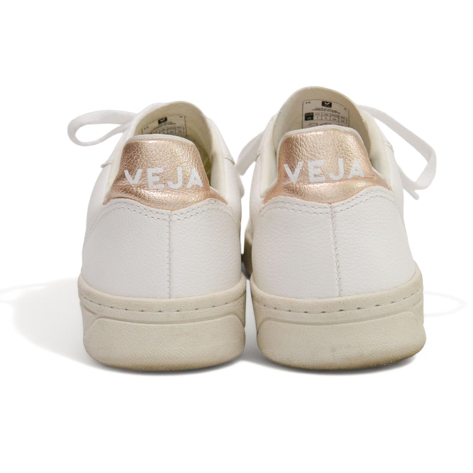 Veja Veja V-10 Women’s Leather Sneaker Shoes Size EU 38 Size US 8 / IT 38 - 4 Thumbnail