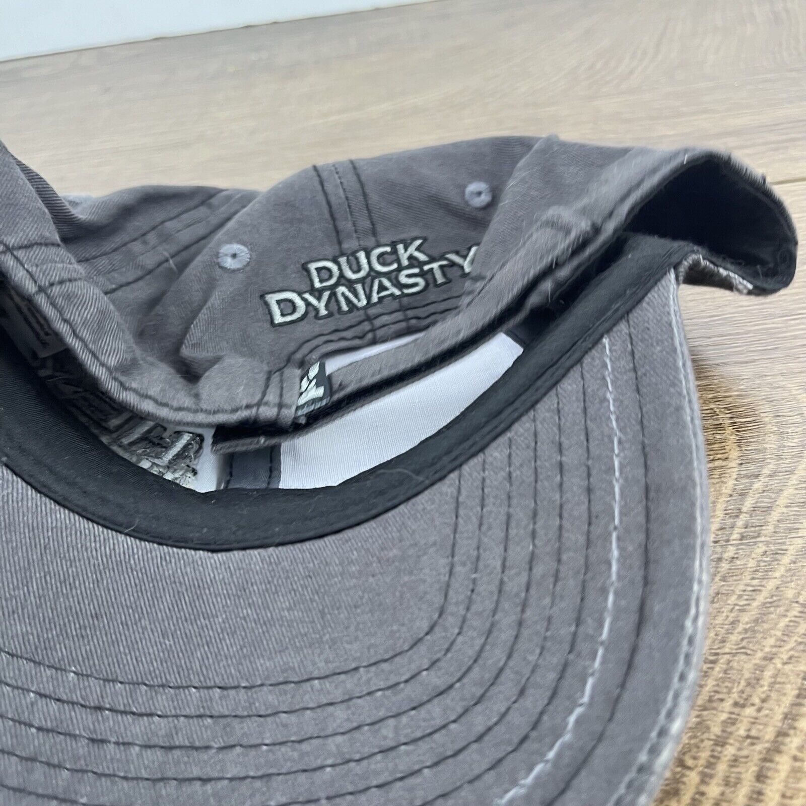 Other Hey Jack Hat Uncle Si Hat Gray Adjustable Hat Gray Adult Duc Size ONE SIZE - 16 Thumbnail