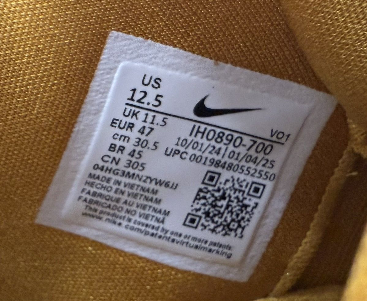 Nike Nike Book 1 Chevrolet Gold Leaf Size 12.5 Size US 12.5 / EU 45-46 - 9 Thumbnail