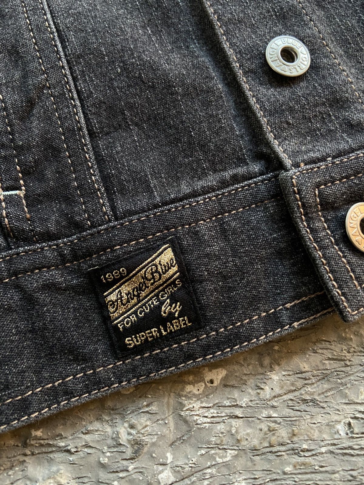 Angel Blue 2000s Angel Blue x Warner Bros - Snap Button Denim Jacket Size M / US 6-8 / IT 42-44 - 11 Thumbnail