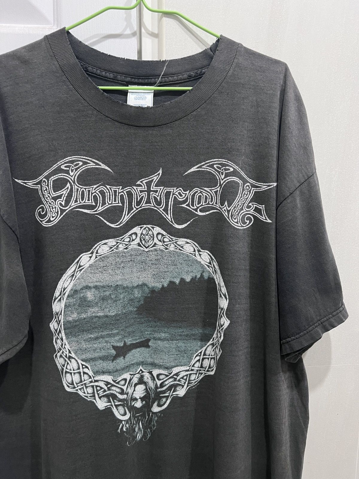 Vintage Y2K Finntroll Graphic Tee Thrashed Faded XL Folk Black metal Size US XL / EU 56 / 4 - 3 Thumbnail
